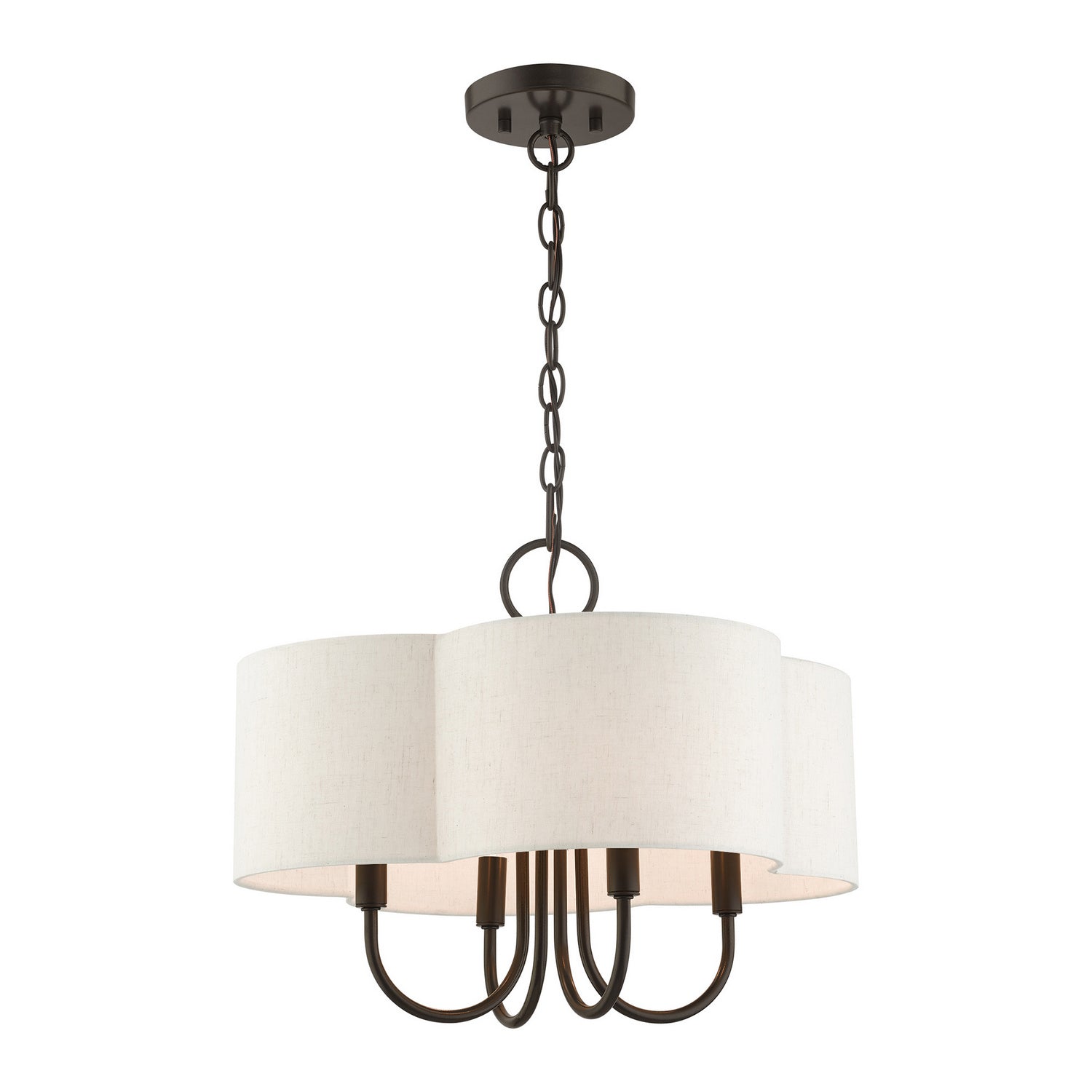 Livex Lighting - 45806-92 - Four Light Chandelier - Solstice - English Bronze