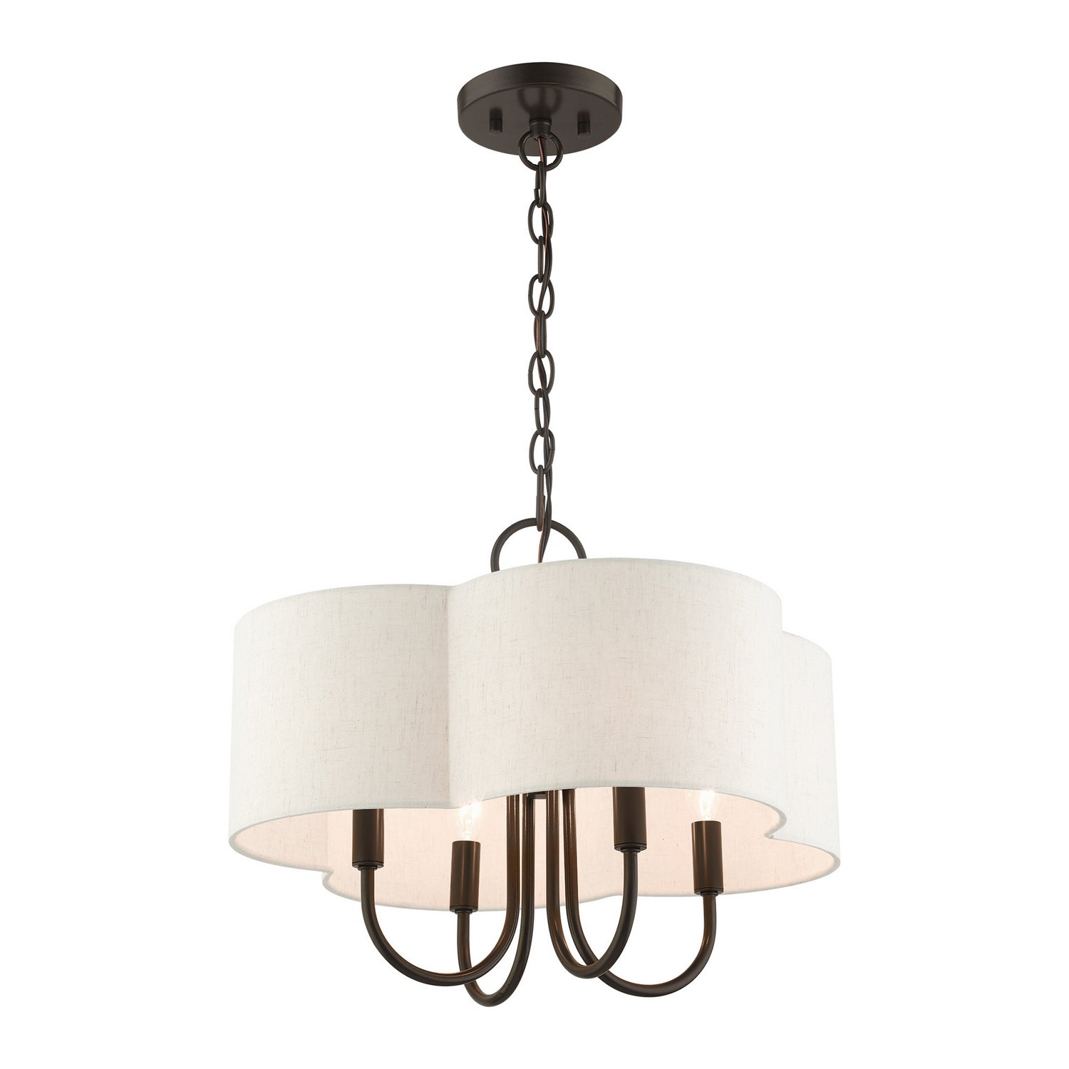 Livex Lighting - 45806-92 - Four Light Chandelier - Solstice - English Bronze