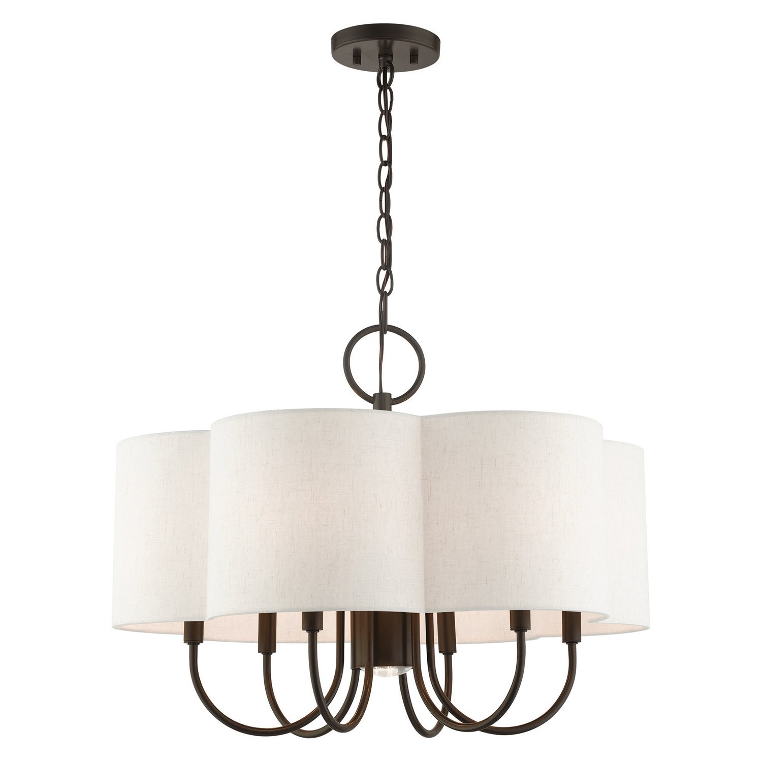 Livex Lighting - 45807-92 - Seven Light Chandelier - Solstice - English Bronze