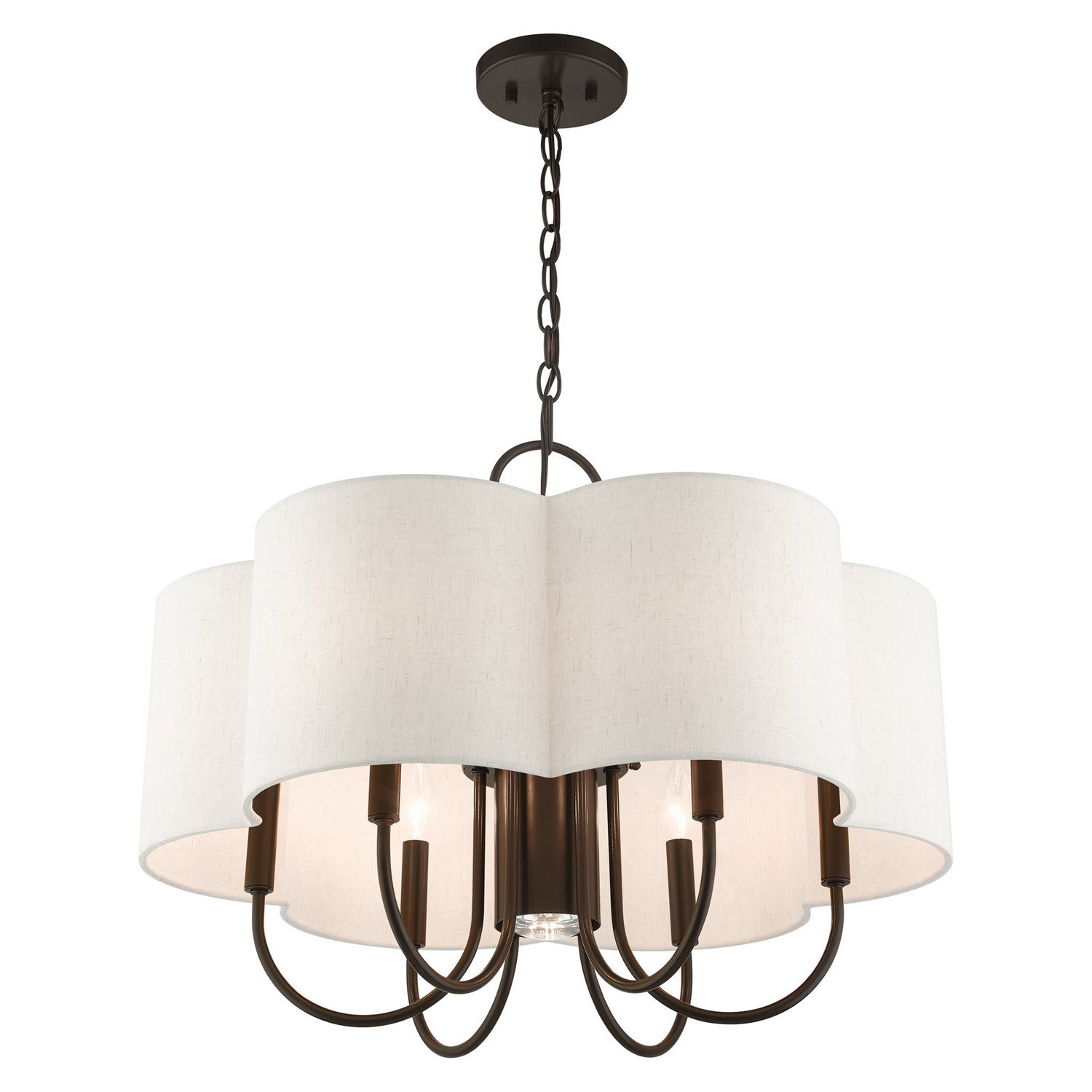 Livex Lighting - 45807-92 - Seven Light Chandelier - Solstice - English Bronze