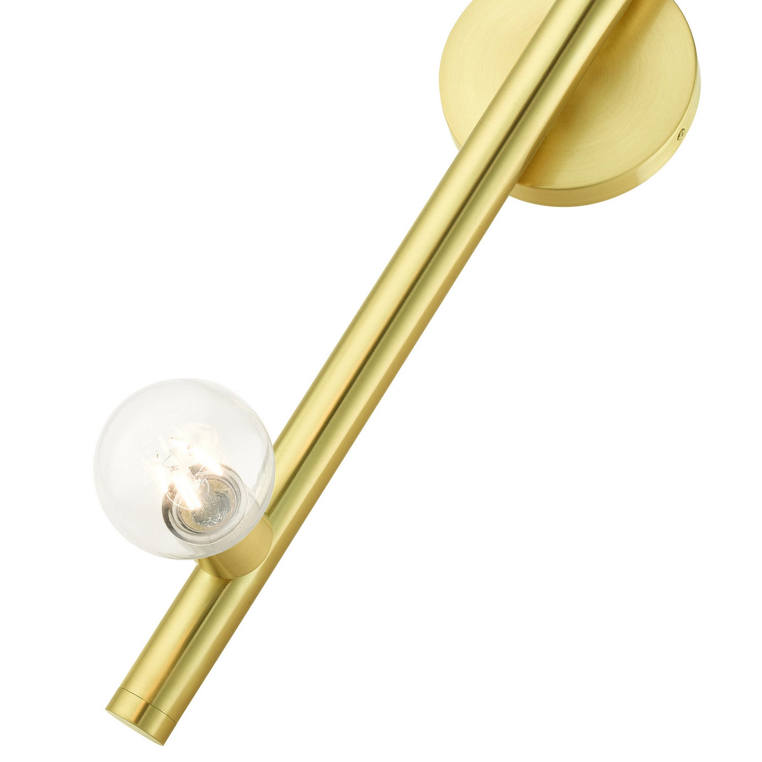 Livex Lighting - 45861-12 - One Light Wall Sconce - Bannister - Satin Brass