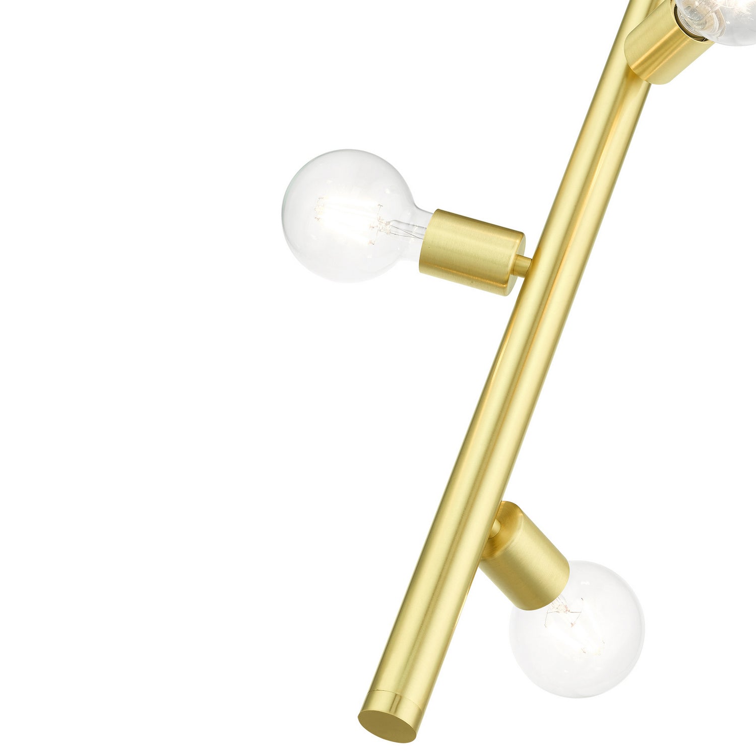 Livex Lighting - 45863-12 - Three Light Pendant - Bannister - Satin Brass