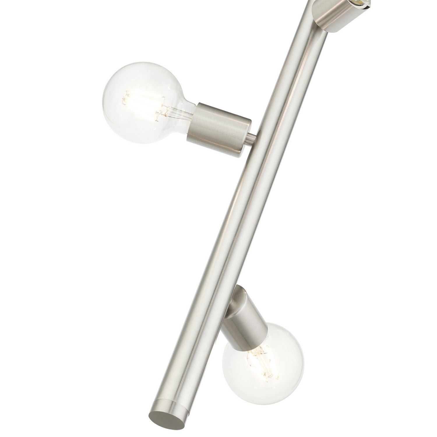 Livex Lighting - 45863-91 - Three Light Pendant - Bannister - Brushed Nickel