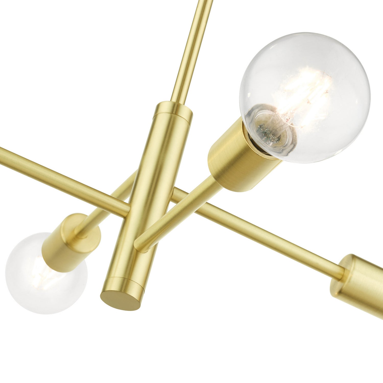Livex Lighting - 45864-12 - Four Light Chandelier - Bannister - Satin Brass