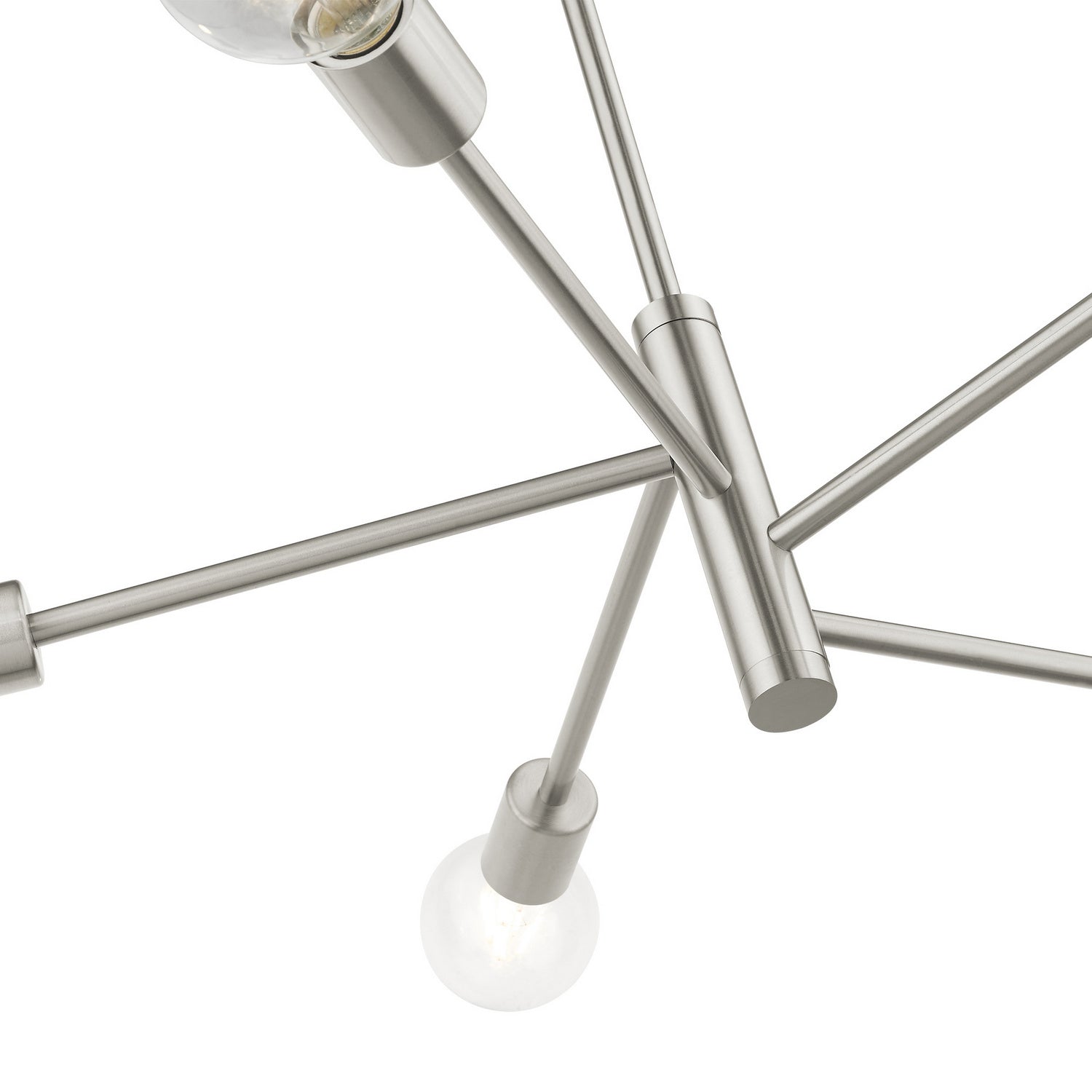 Livex Lighting - 45865-91 - Five Light Chandelier - Bannister - Brushed Nickel