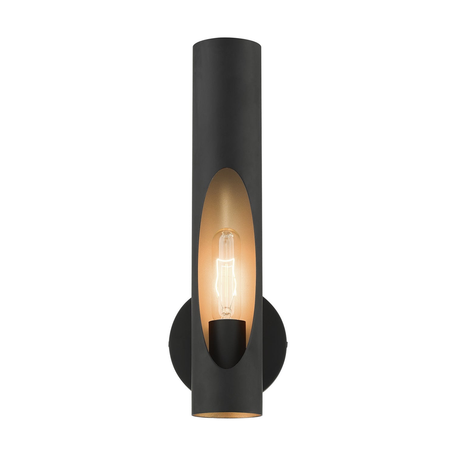 Livex Lighting - 45891-04 - One Light Wall Sconce - Novato - Black