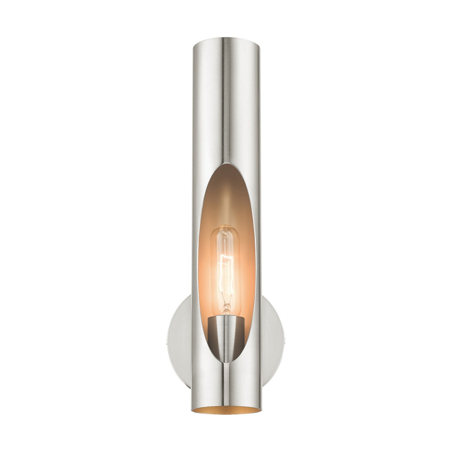 Livex Lighting - 45891-91 - One Light Wall Sconce - Novato - Brushed Nickel