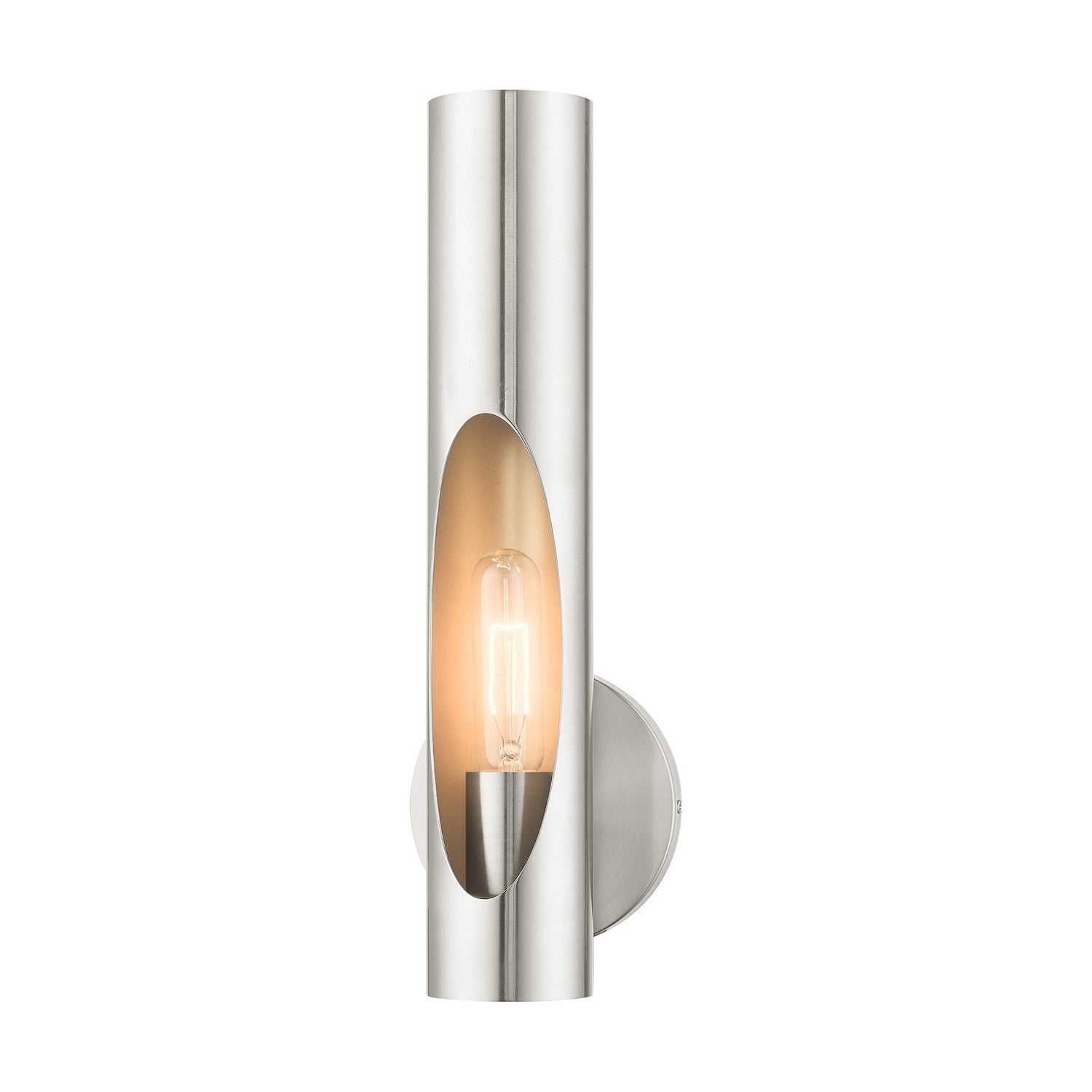 Livex Lighting - 45891-91 - One Light Wall Sconce - Novato - Brushed Nickel