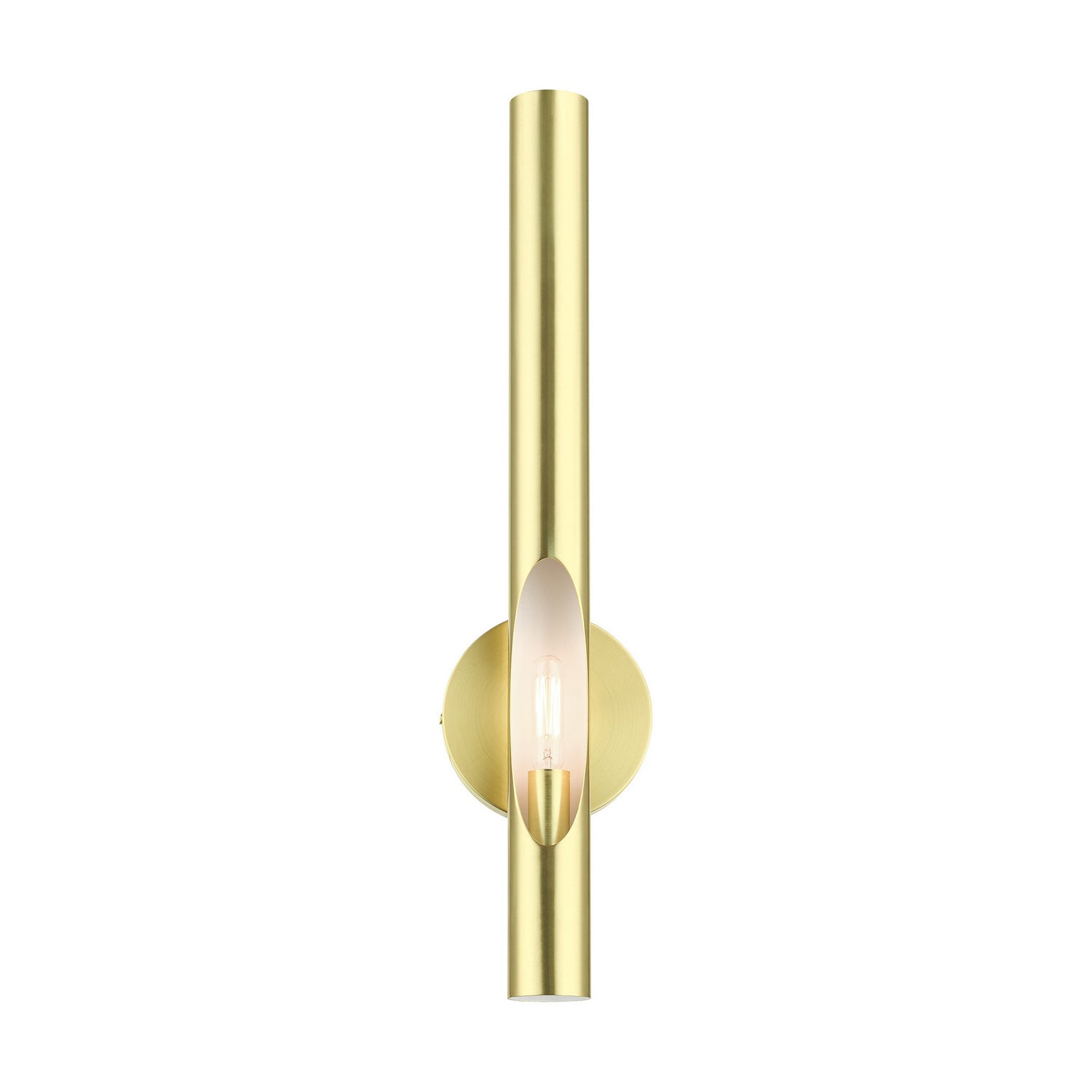 Livex Lighting - 45911-12 - One Light Wall Sconce - Acra - Satin Brass