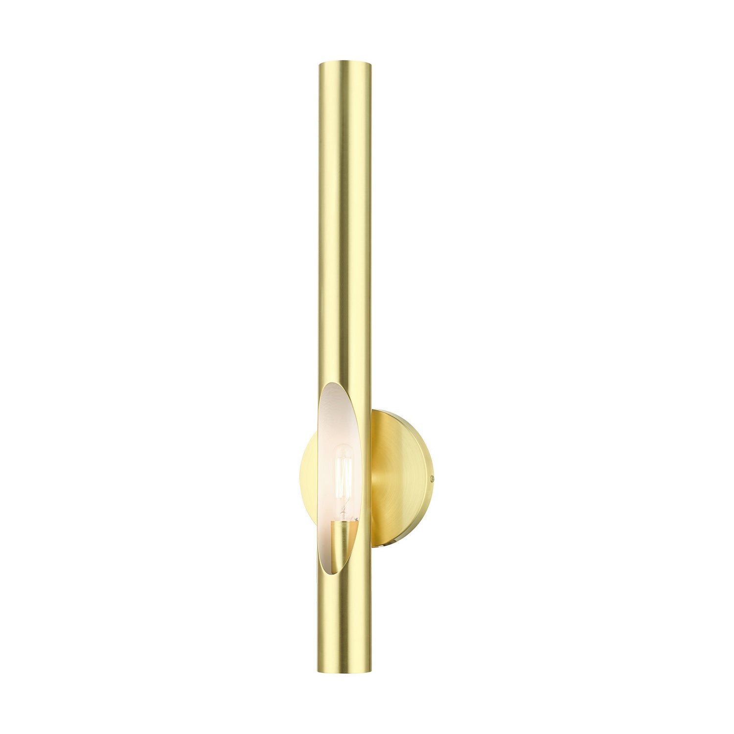 Livex Lighting - 45911-12 - One Light Wall Sconce - Acra - Satin Brass