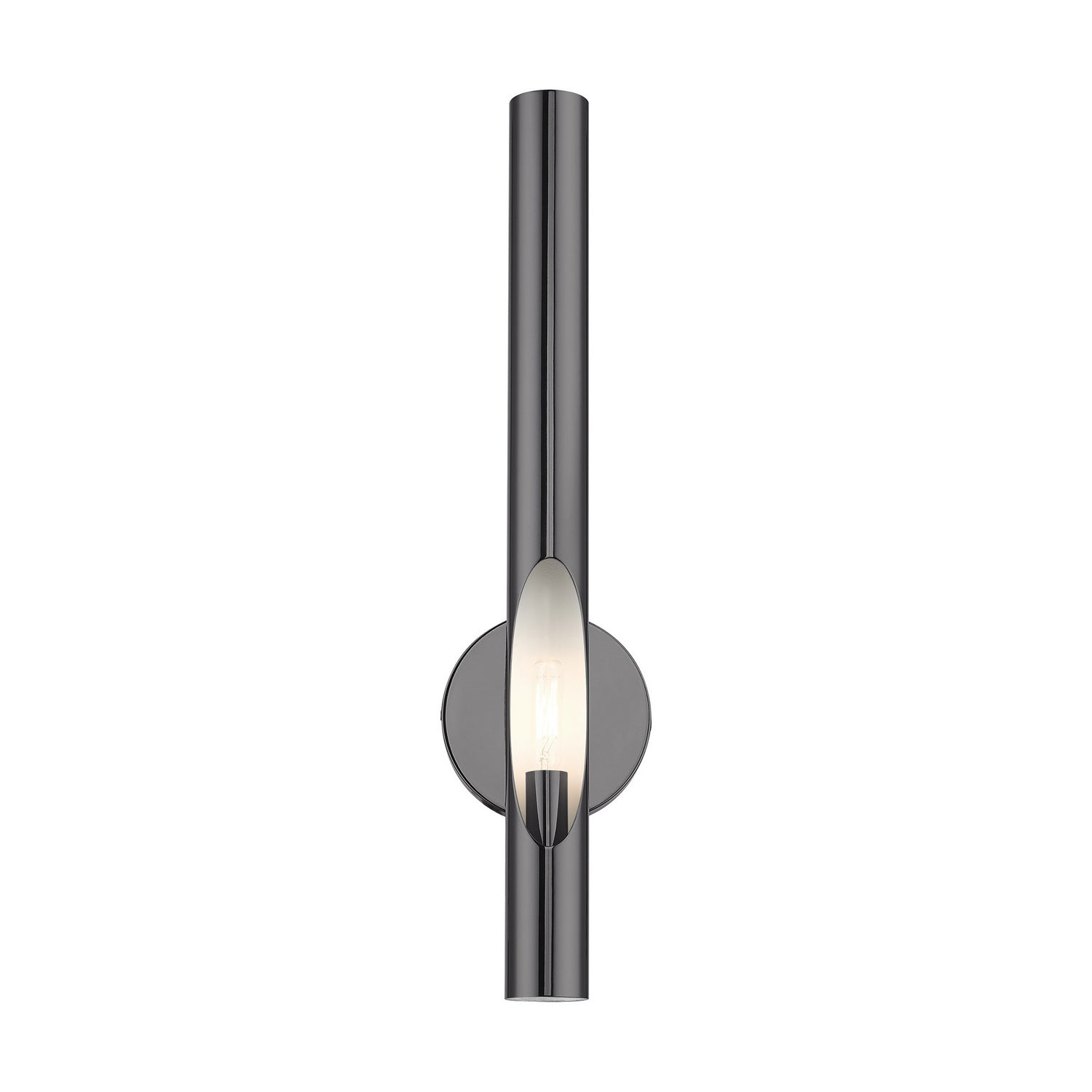 Livex Lighting - 45911-46 - One Light Wall Sconce - Acra - Black Chrome