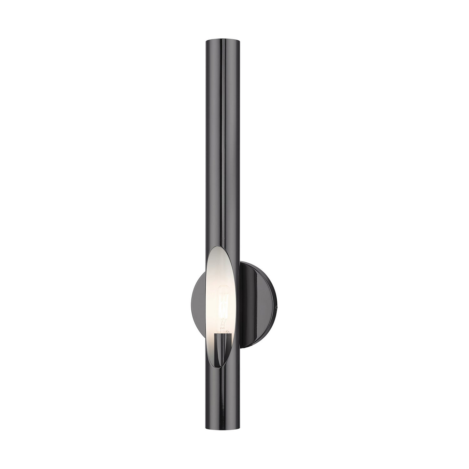 Livex Lighting - 45911-46 - One Light Wall Sconce - Acra - Black Chrome