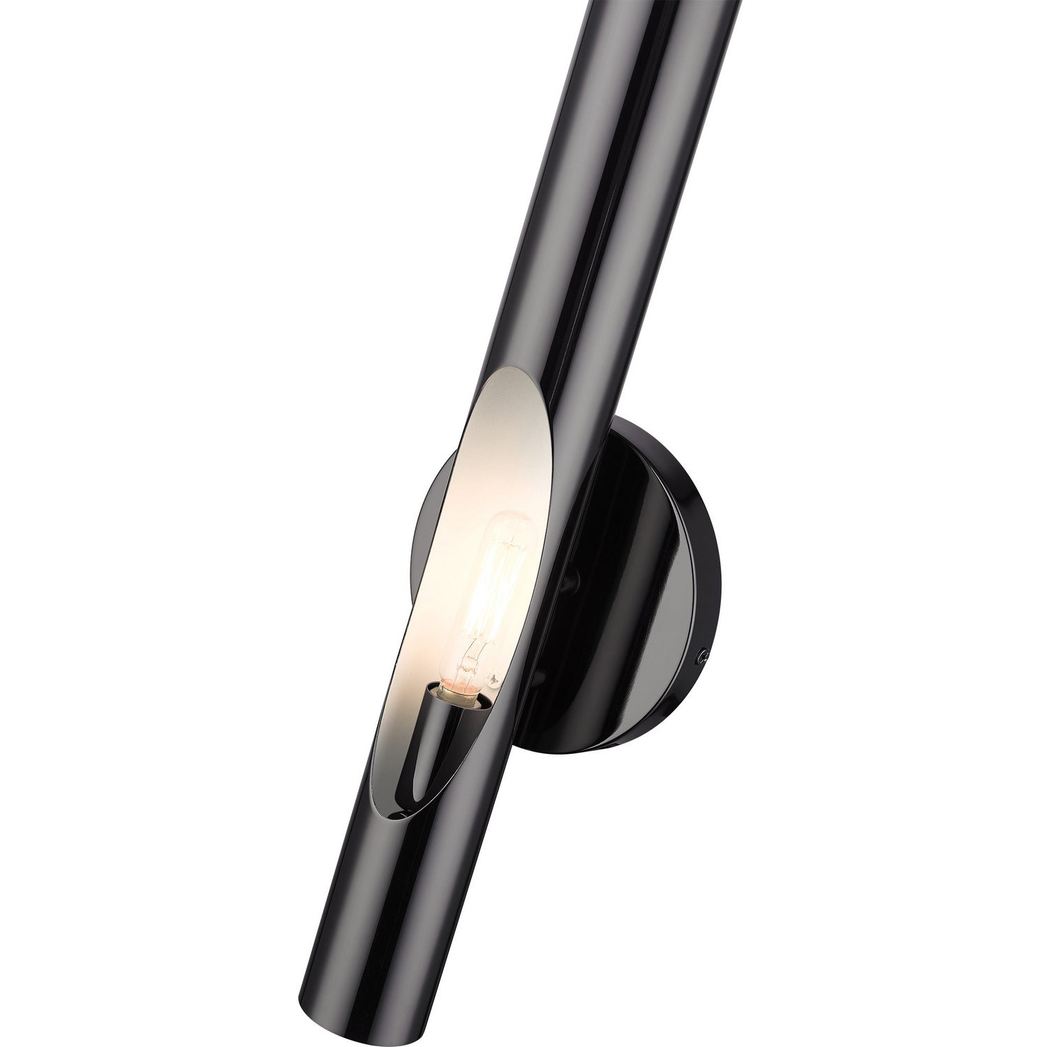 Livex Lighting - 45911-46 - One Light Wall Sconce - Acra - Black Chrome