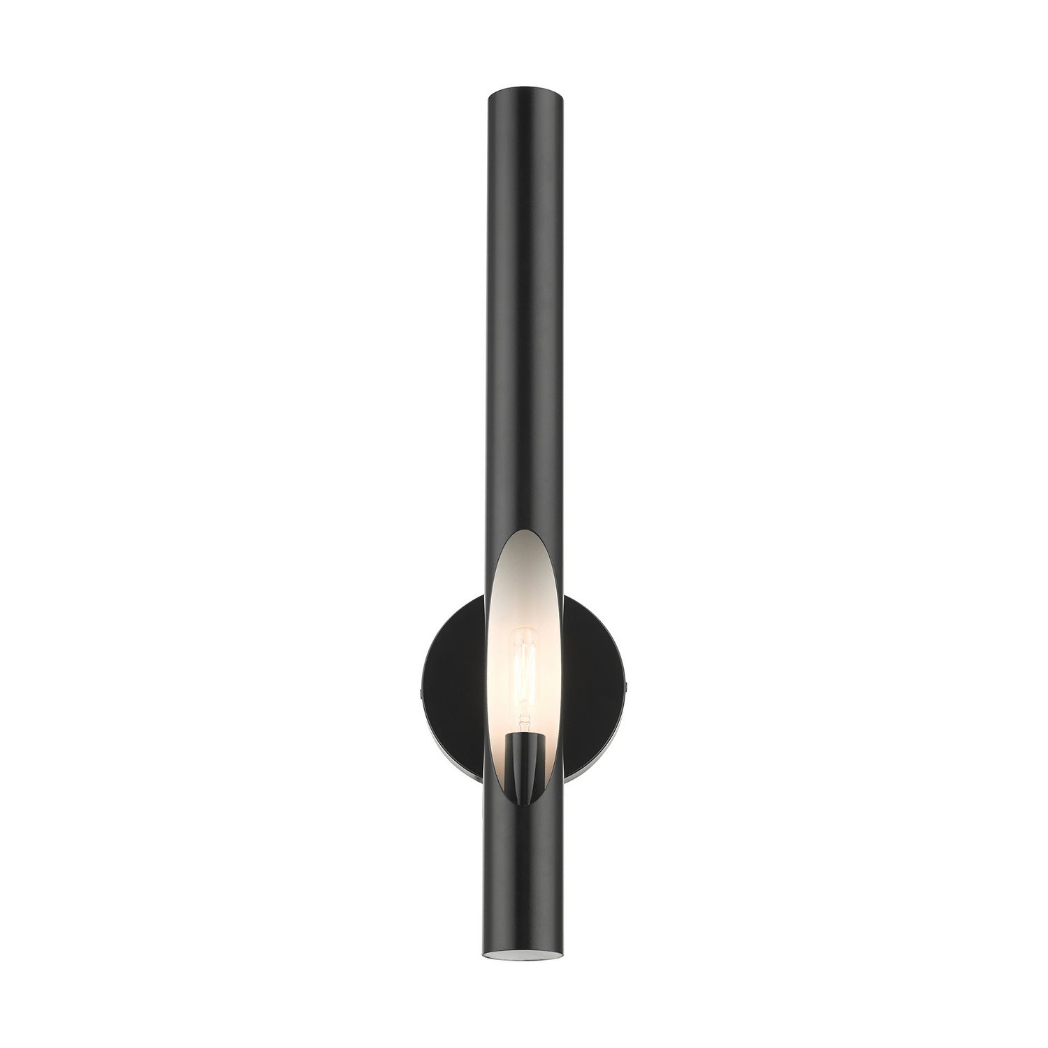 Livex Lighting - 45911-68 - One Light Wall Sconce - Acra - Shiny Black