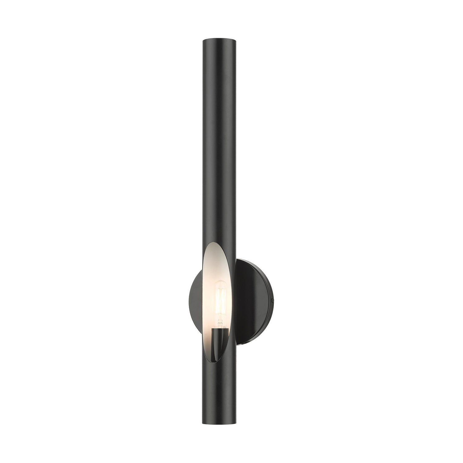 Livex Lighting - 45911-68 - One Light Wall Sconce - Acra - Shiny Black