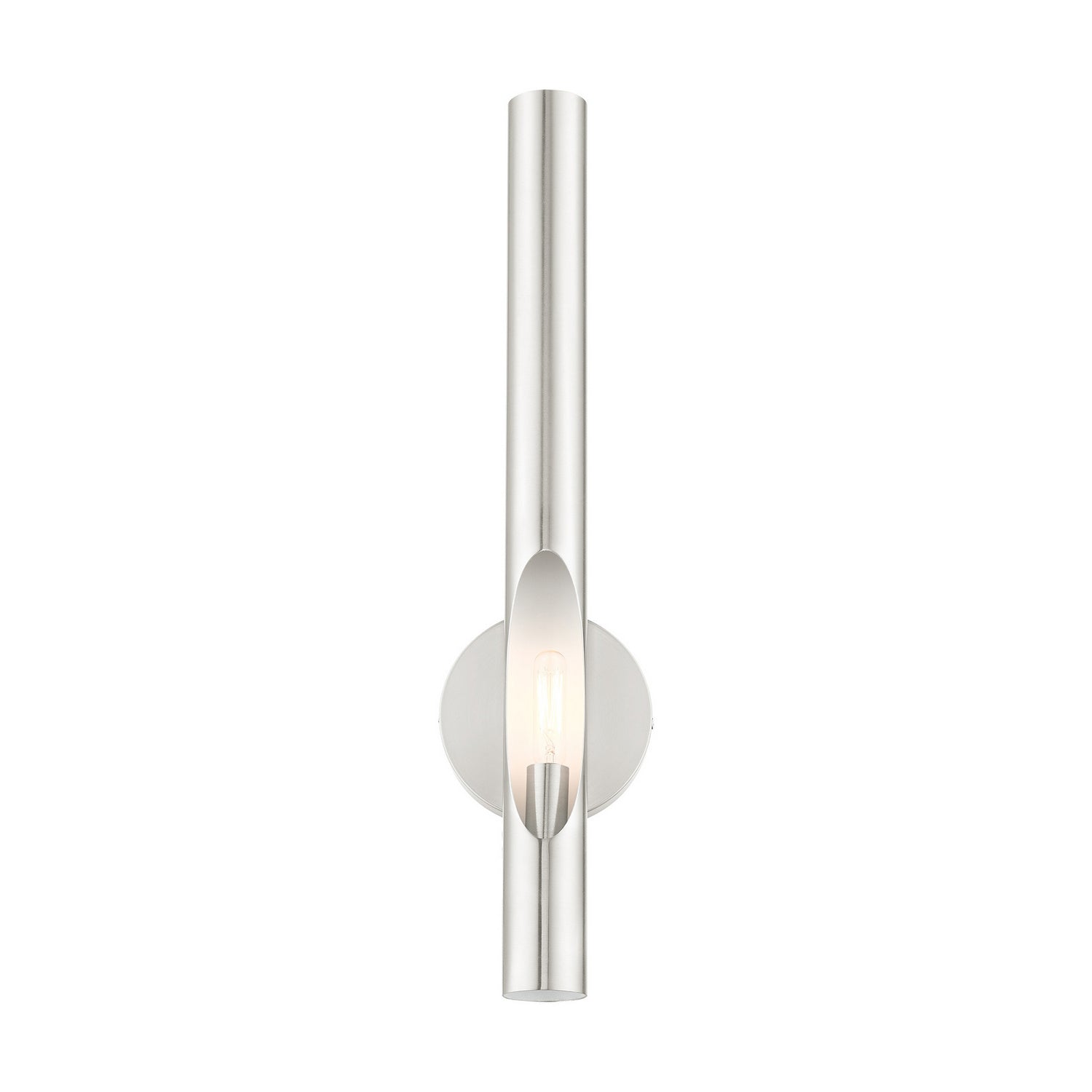 Livex Lighting - 45911-91 - One Light Wall Sconce - Acra - Brushed Nickel