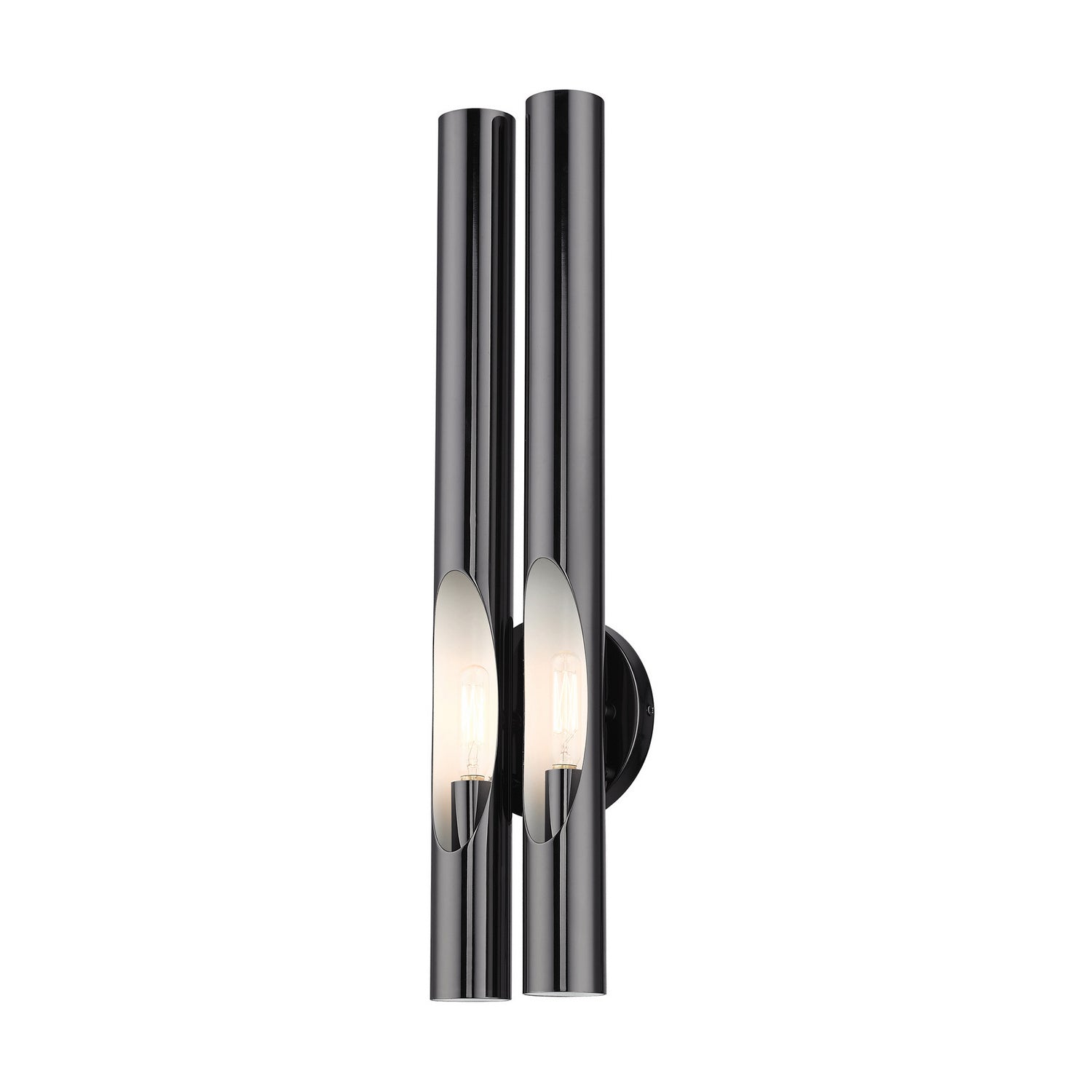 Livex Lighting - 45912-46 - Two Light Wall Sconce - Acra - Black Chrome