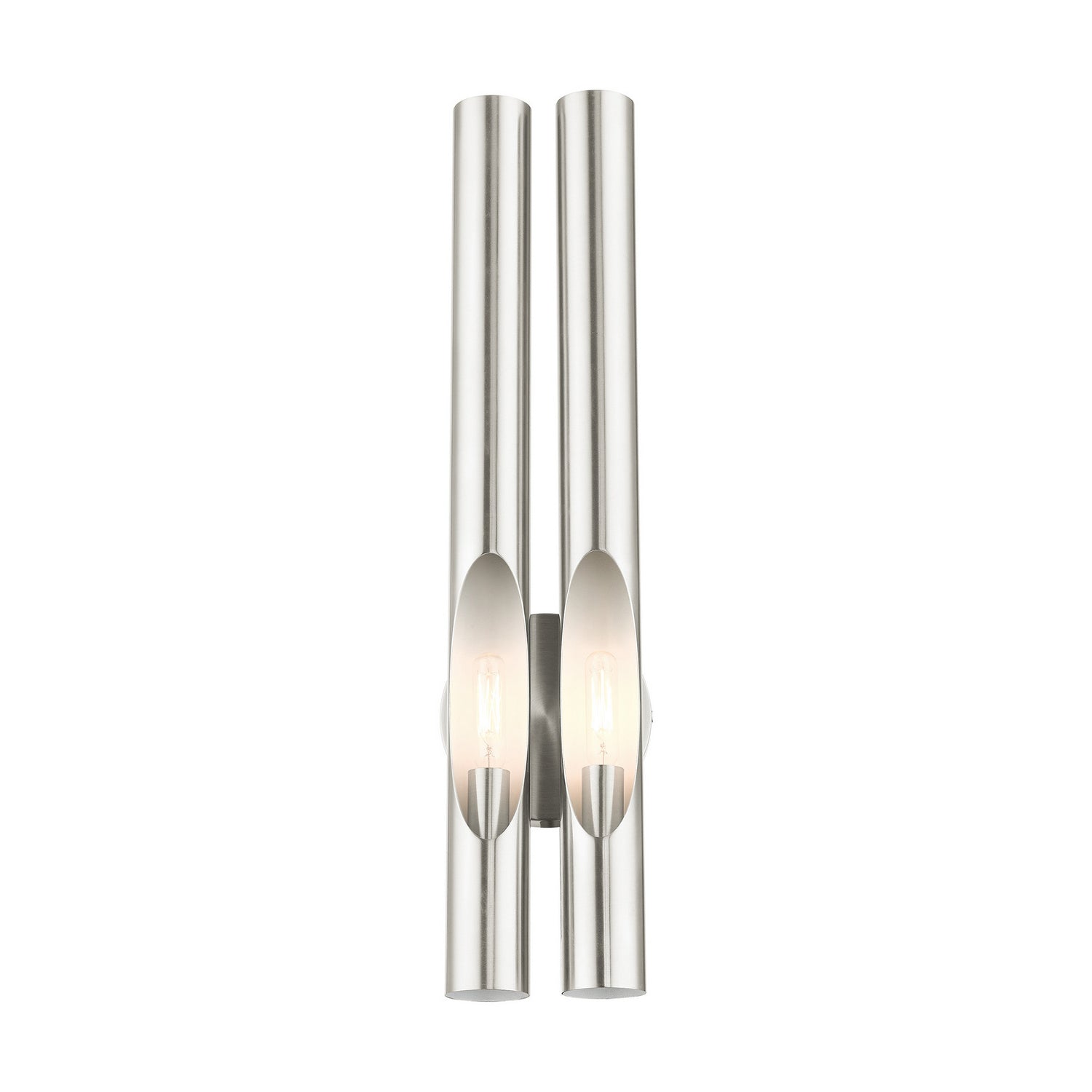 Livex Lighting - 45912-91 - Two Light Wall Sconce - Acra - Brushed Nickel