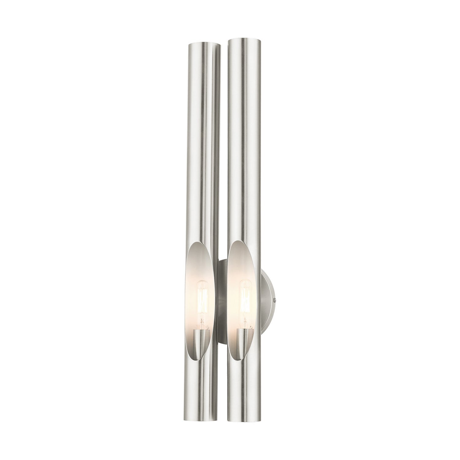 Livex Lighting - 45912-91 - Two Light Wall Sconce - Acra - Brushed Nickel