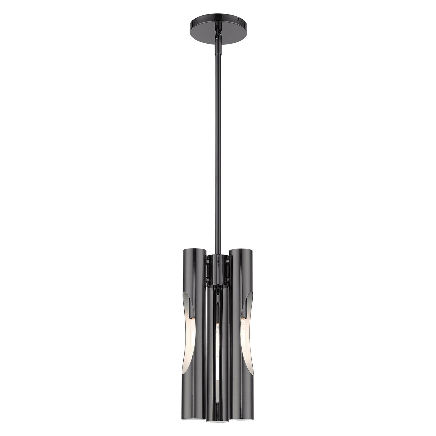 Livex Lighting - 45913-46 - Three Light Chandelier - Acra - Black Chrome