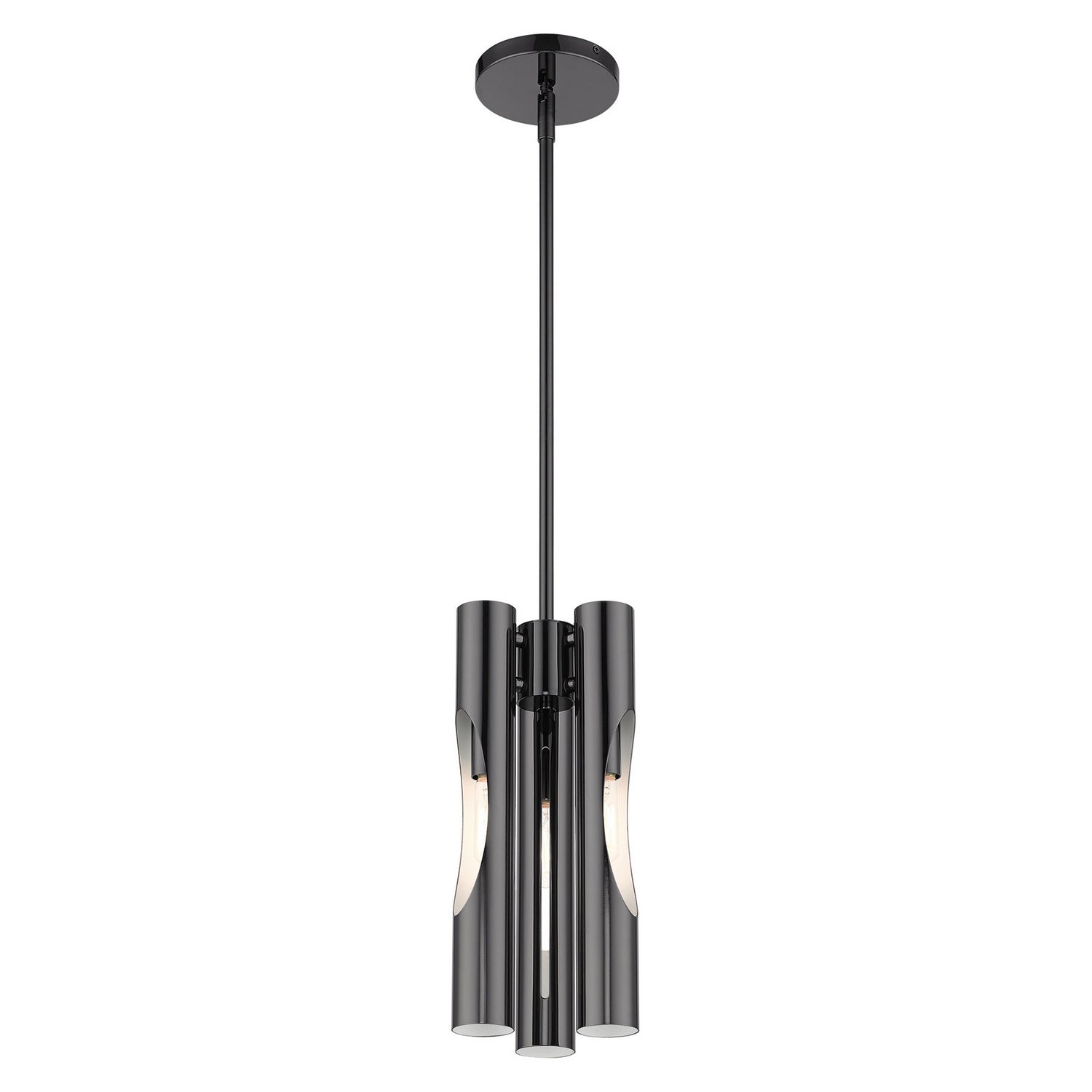 Livex Lighting - 45913-46 - Three Light Chandelier - Acra - Black Chrome