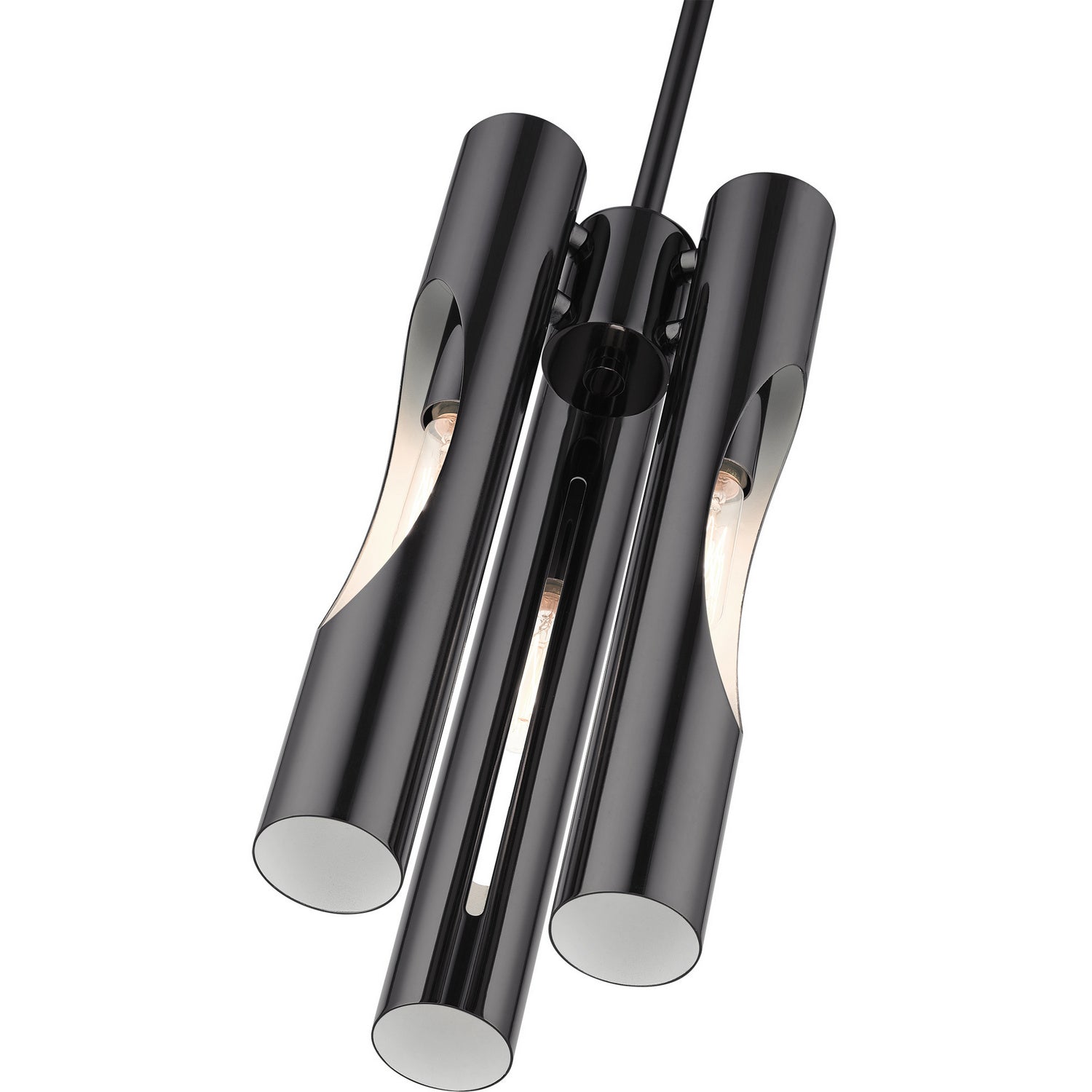 Livex Lighting - 45913-46 - Three Light Chandelier - Acra - Black Chrome