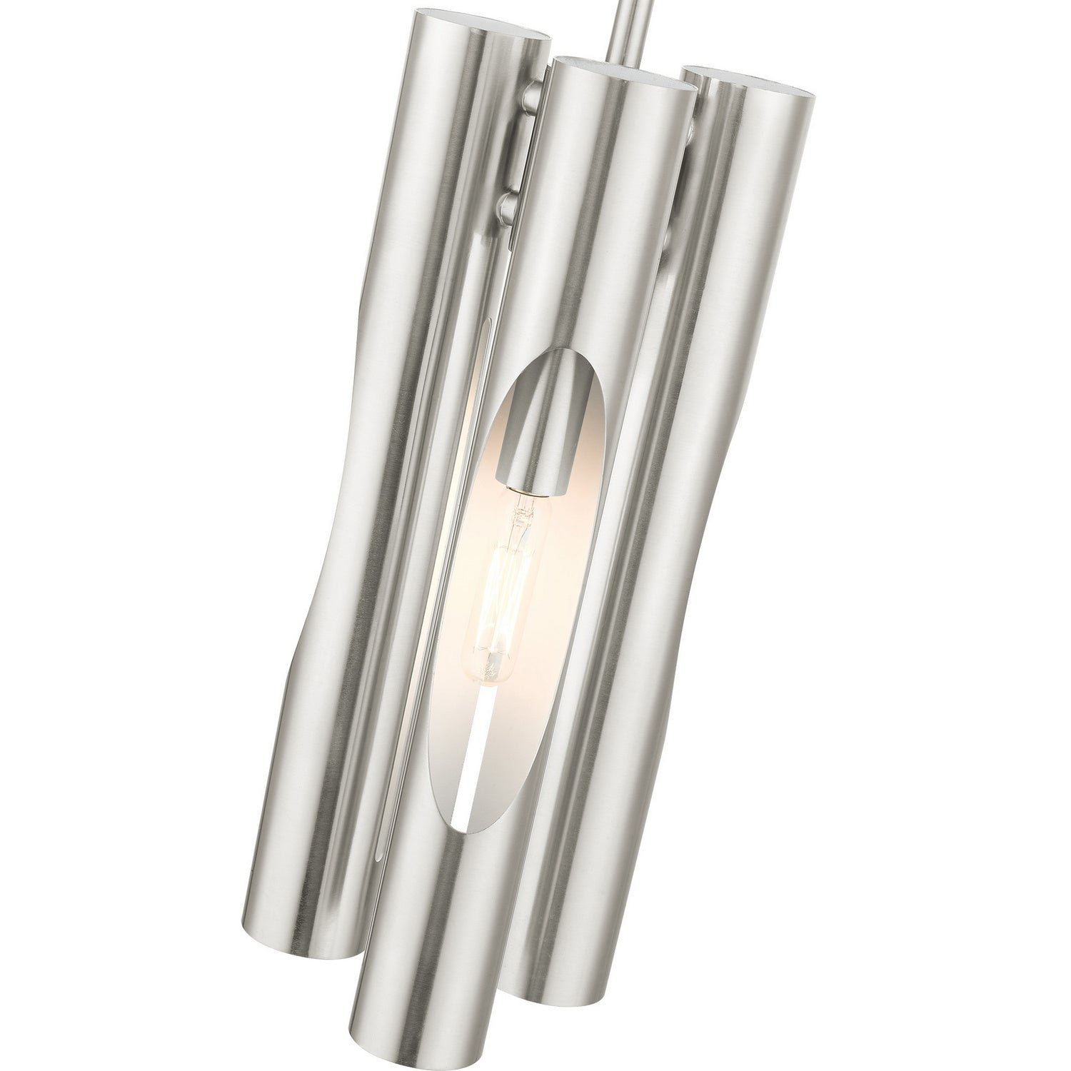 Livex Lighting - 45913-91 - Three Light Chandelier - Acra - Brushed Nickel