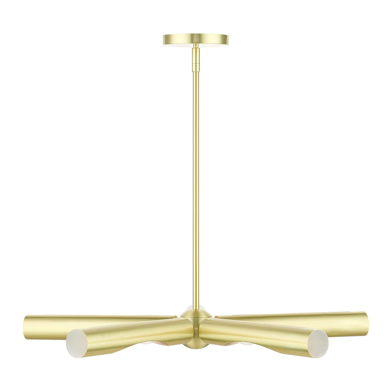 Livex Lighting - 45915-12 - Five Light Chandelier - Acra - Satin Brass