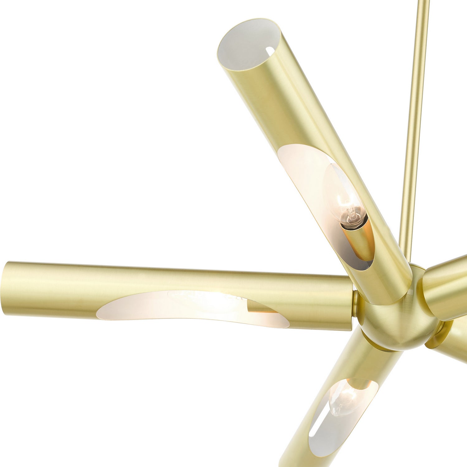 Livex Lighting - 45915-12 - Five Light Chandelier - Acra - Satin Brass