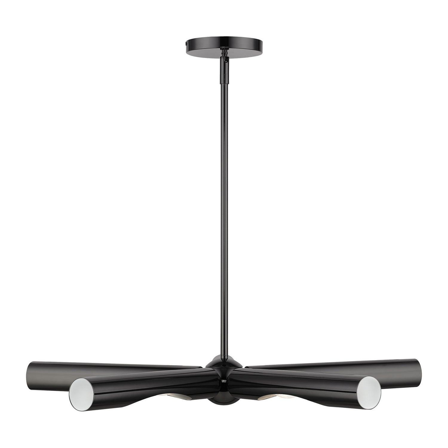 Livex Lighting - 45915-46 - Five Light Chandelier - Acra - Black Chrome
