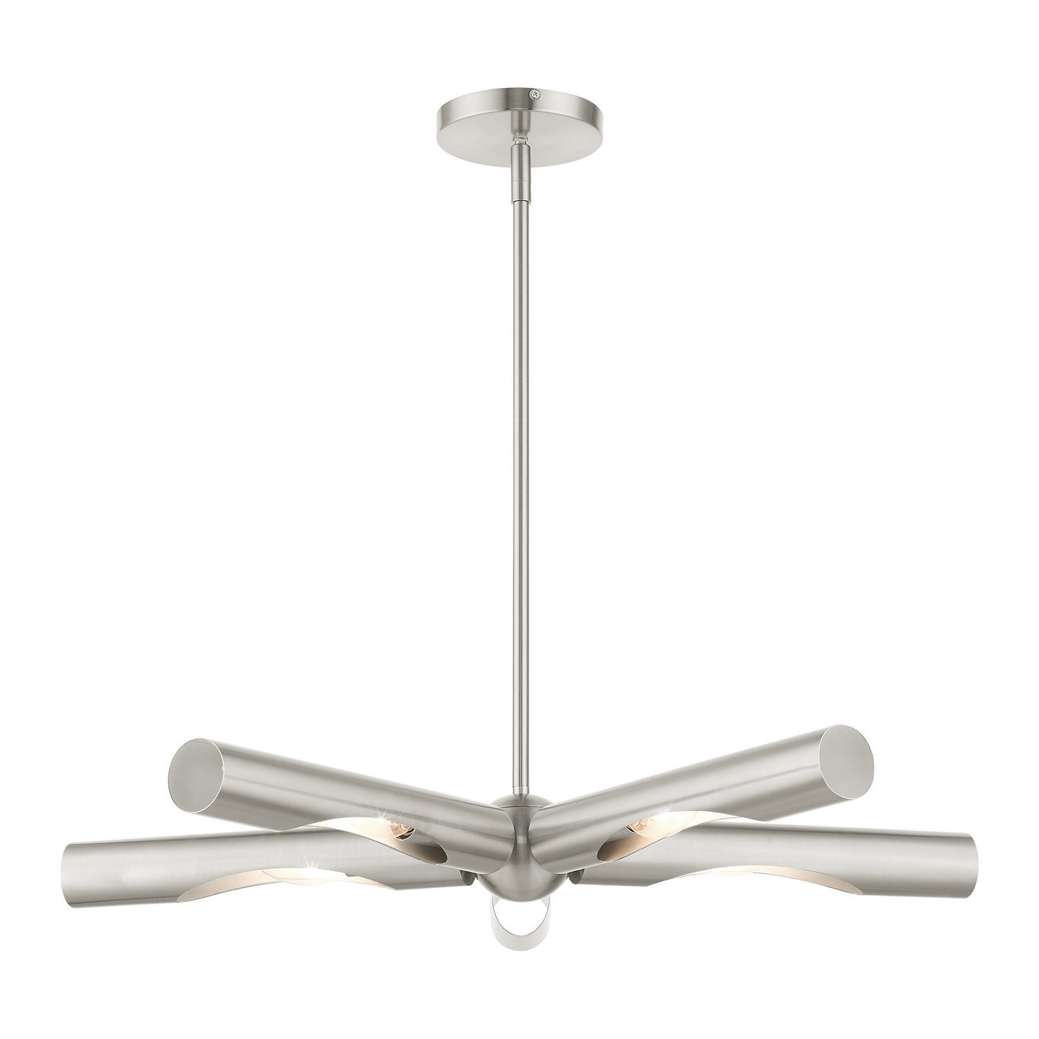 Livex Lighting - 45915-91 - Five Light Chandelier - Acra - Brushed Nickel