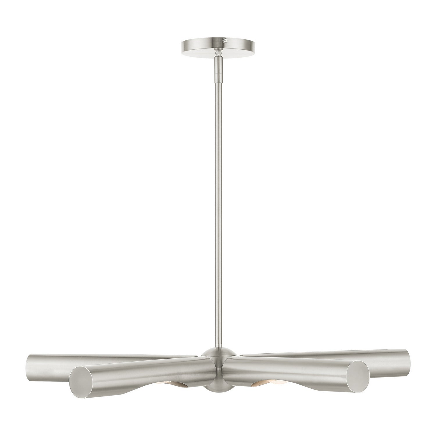 Livex Lighting - 45915-91 - Five Light Chandelier - Acra - Brushed Nickel
