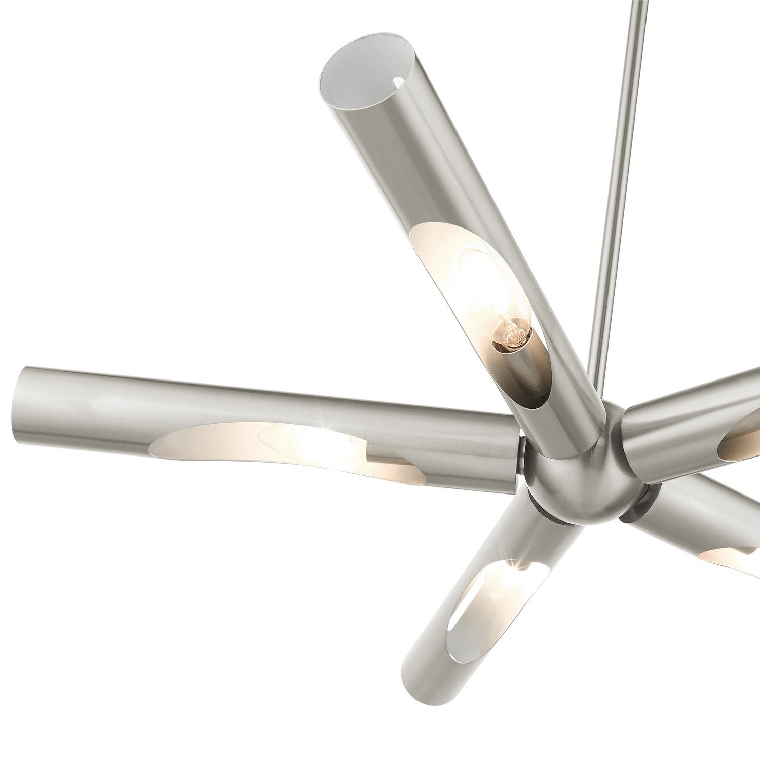 Livex Lighting - 45915-91 - Five Light Chandelier - Acra - Brushed Nickel