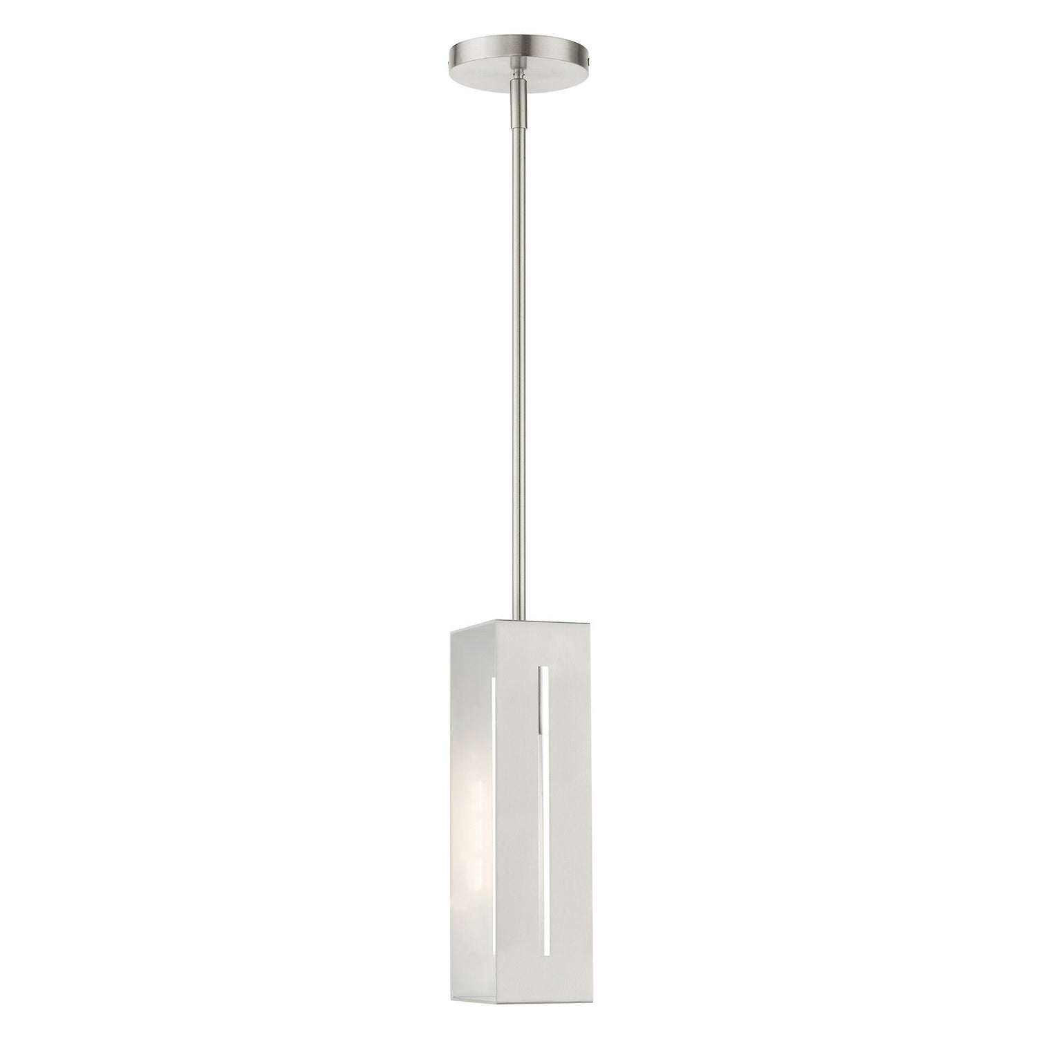 Livex Lighting - 45951-91 - One Light Pendant - Soma - Brushed Nickel