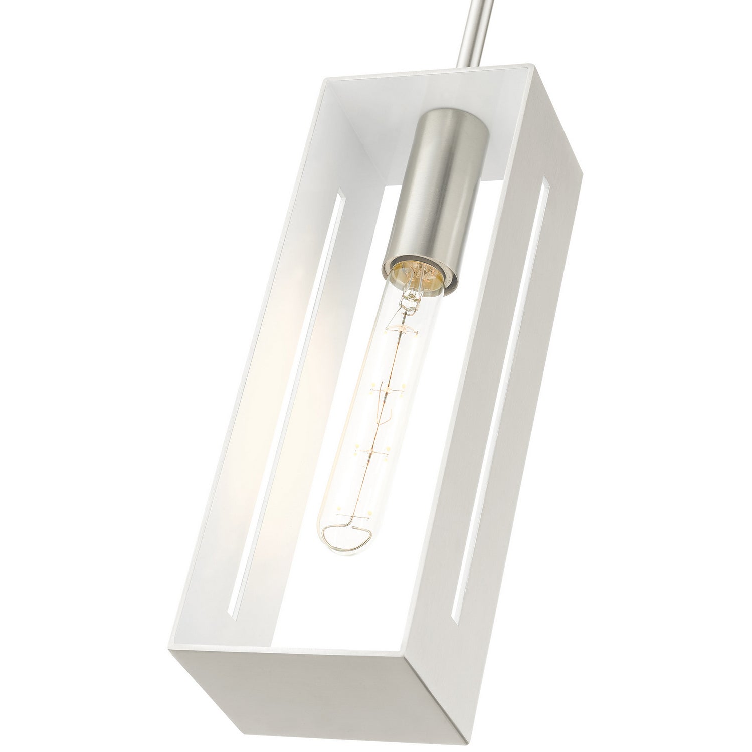 Livex Lighting - 45951-91 - One Light Pendant - Soma - Brushed Nickel