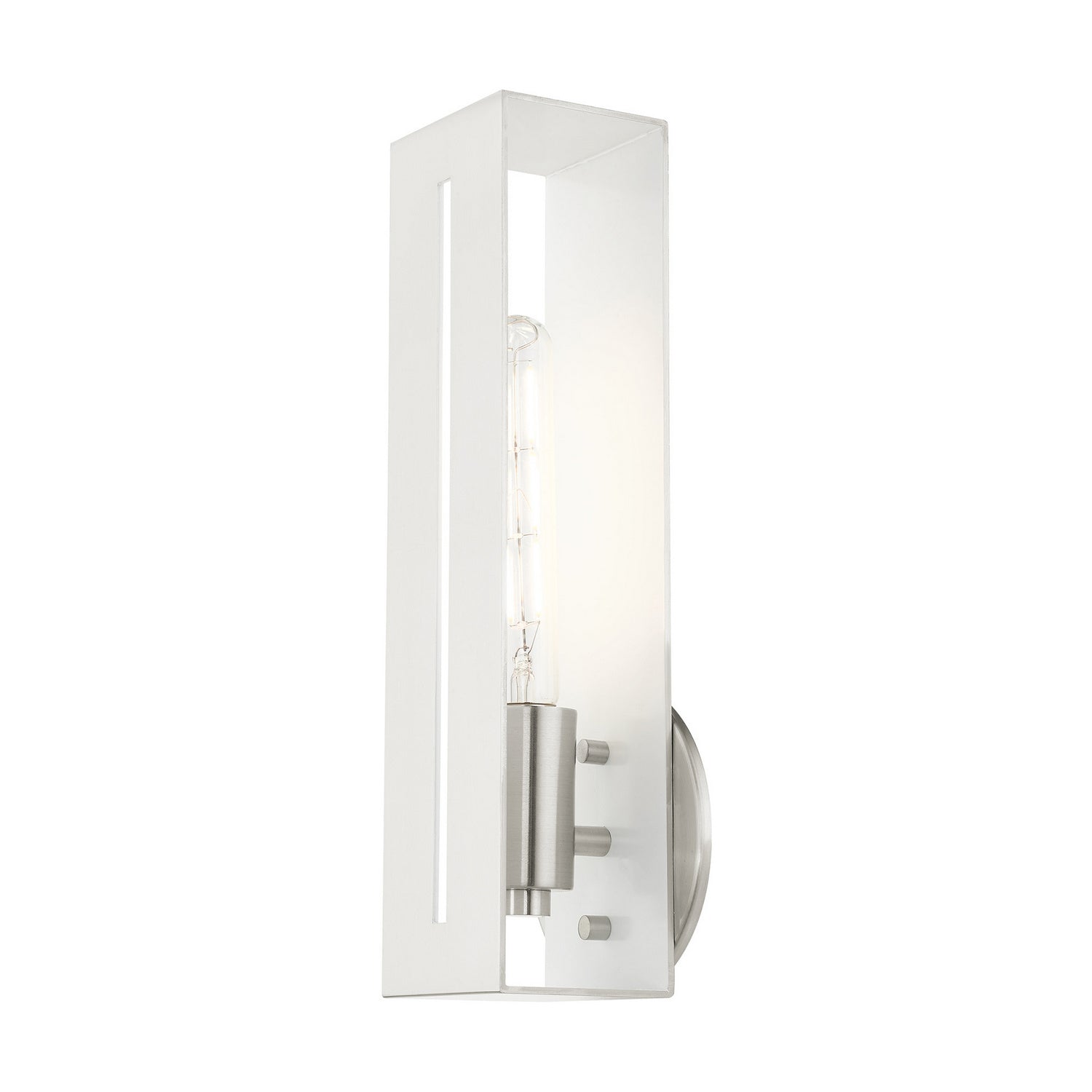 Livex Lighting - 45953-91 - One Light Wall Sconce - Soma - Brushed Nickel