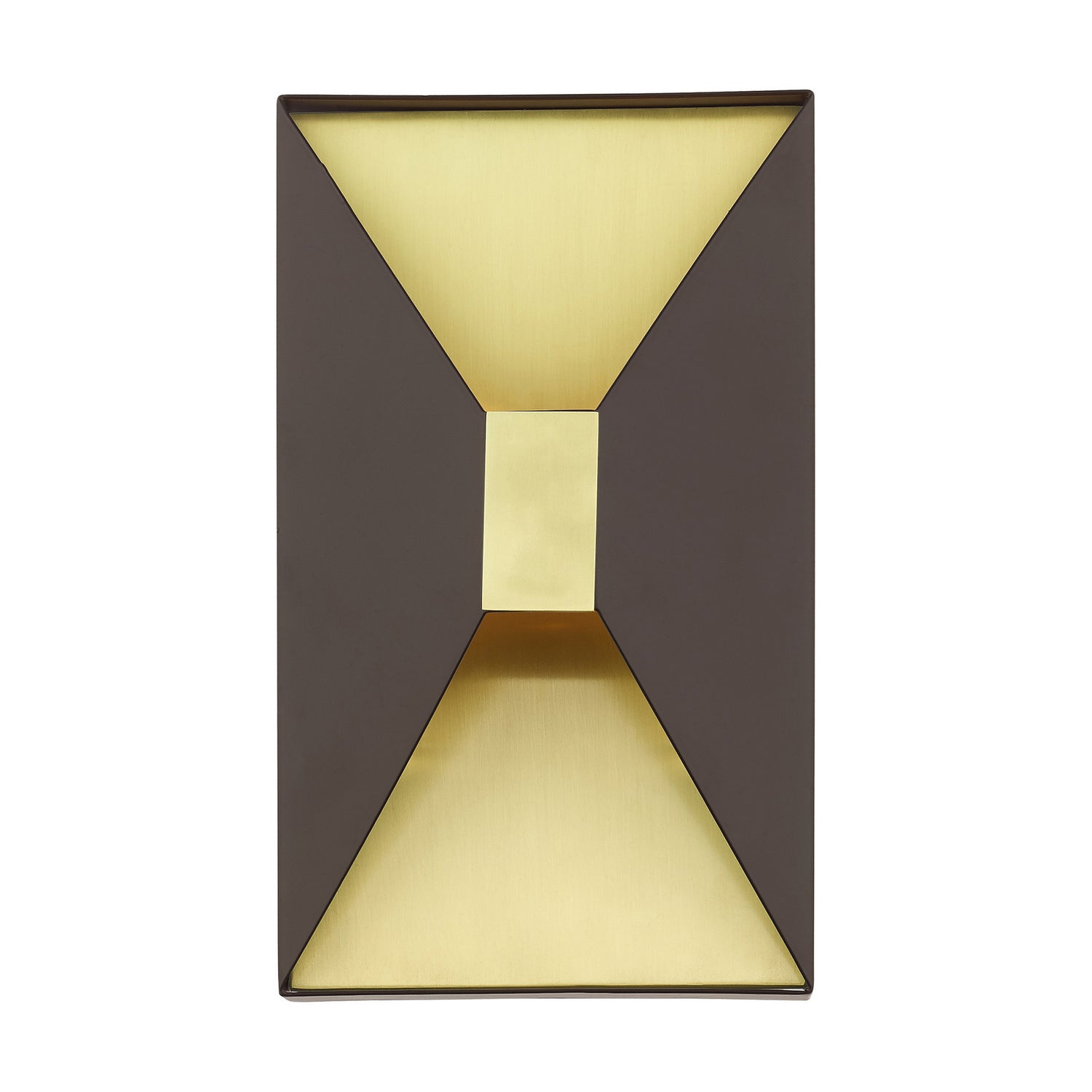 Livex Lighting - 46002-07 - Two Light Wall Sconce - Lexford - Bronze w/ Satin Brasss