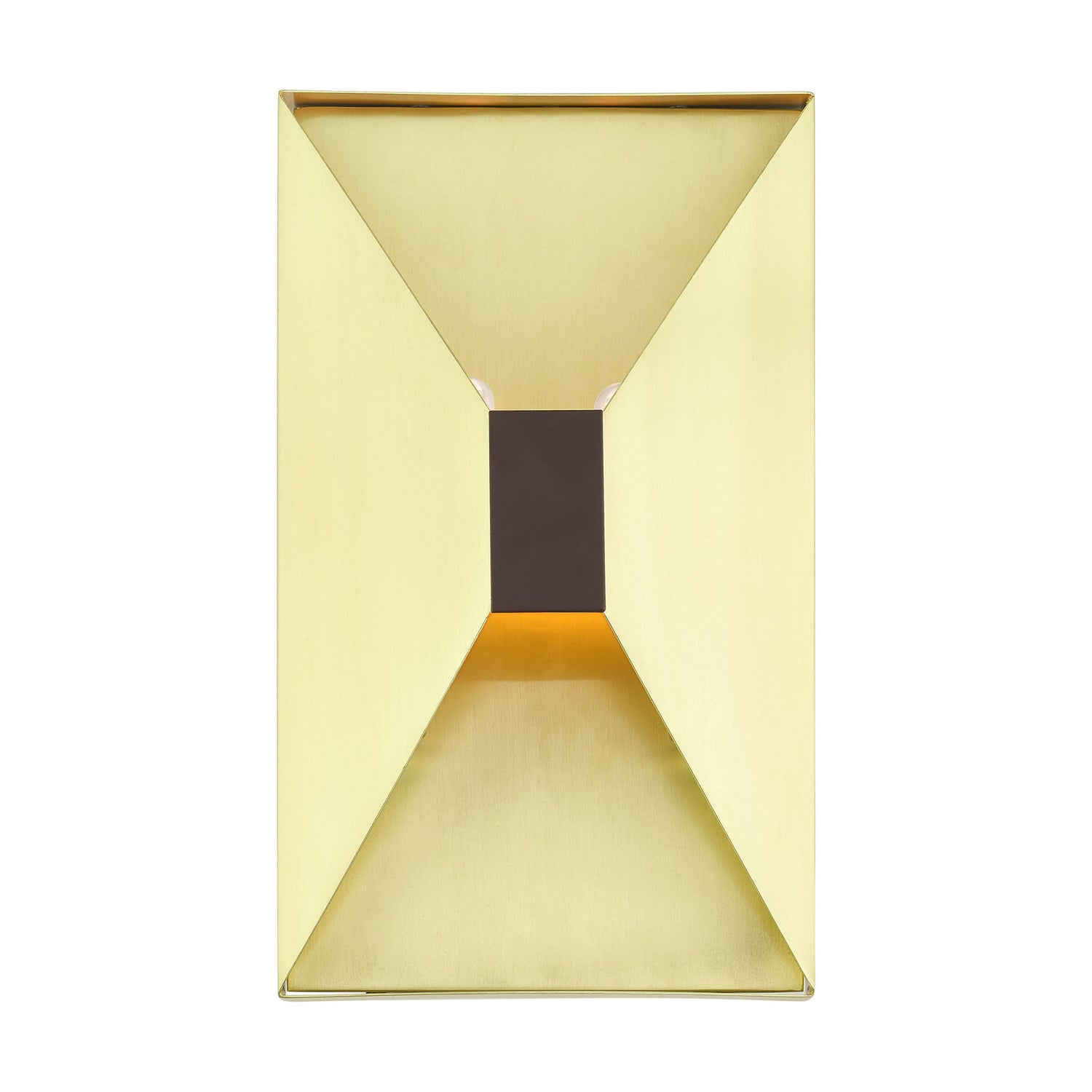 Livex Lighting - 46002-12 - Two Light Wall Sconce - Lexford - Satin Brass w/ Bronze