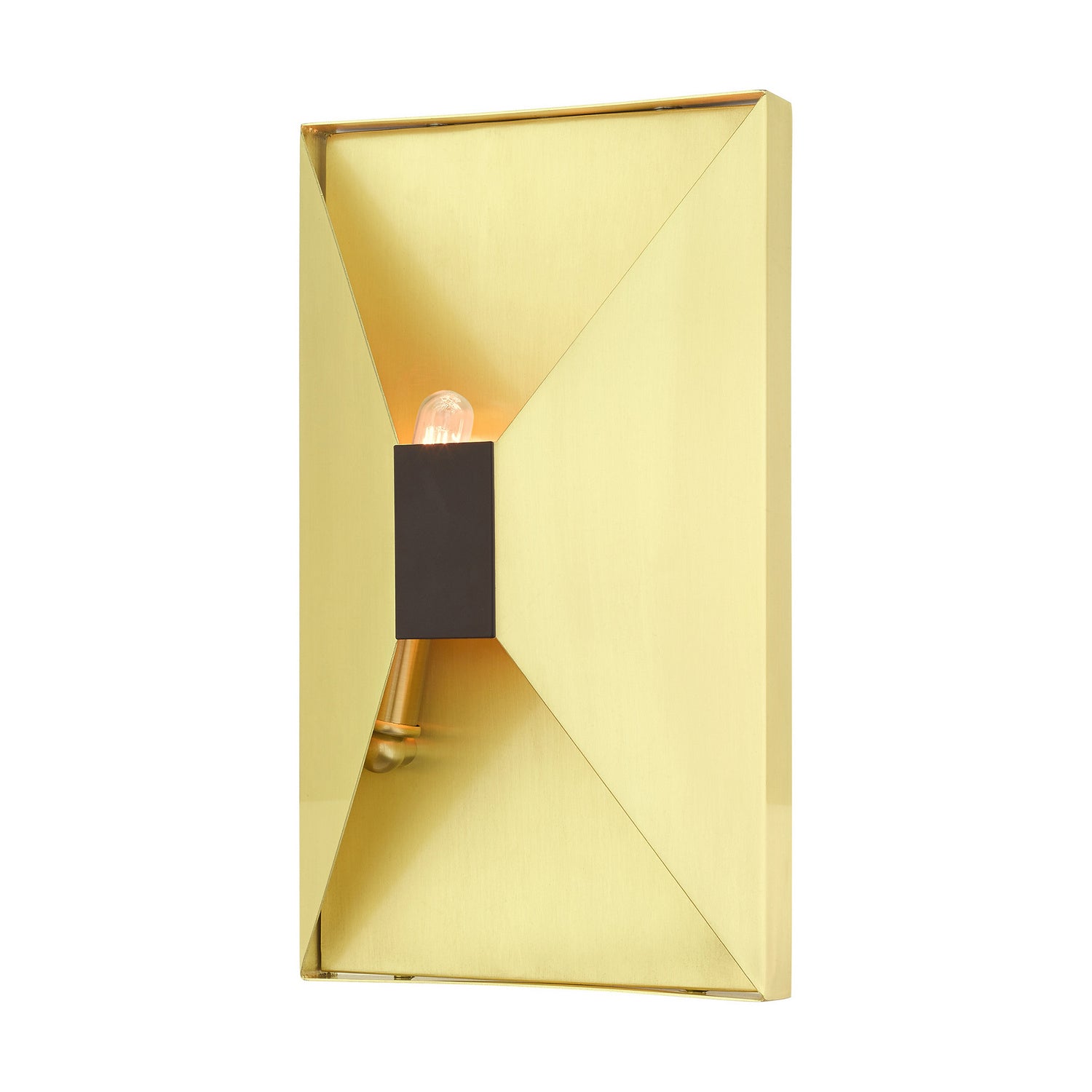 Livex Lighting - 46002-12 - Two Light Wall Sconce - Lexford - Satin Brass w/ Bronze