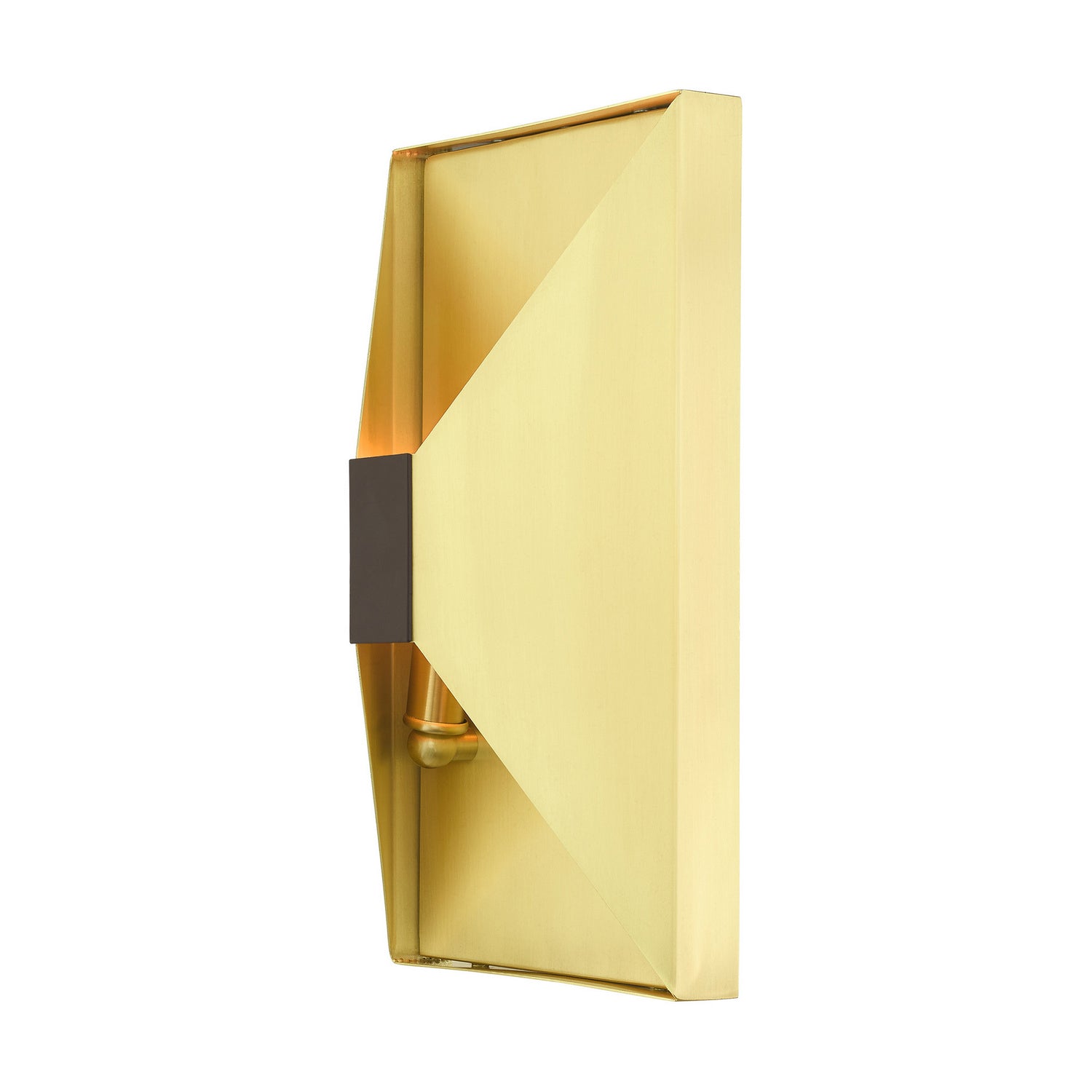 Livex Lighting - 46002-12 - Two Light Wall Sconce - Lexford - Satin Brass w/ Bronze