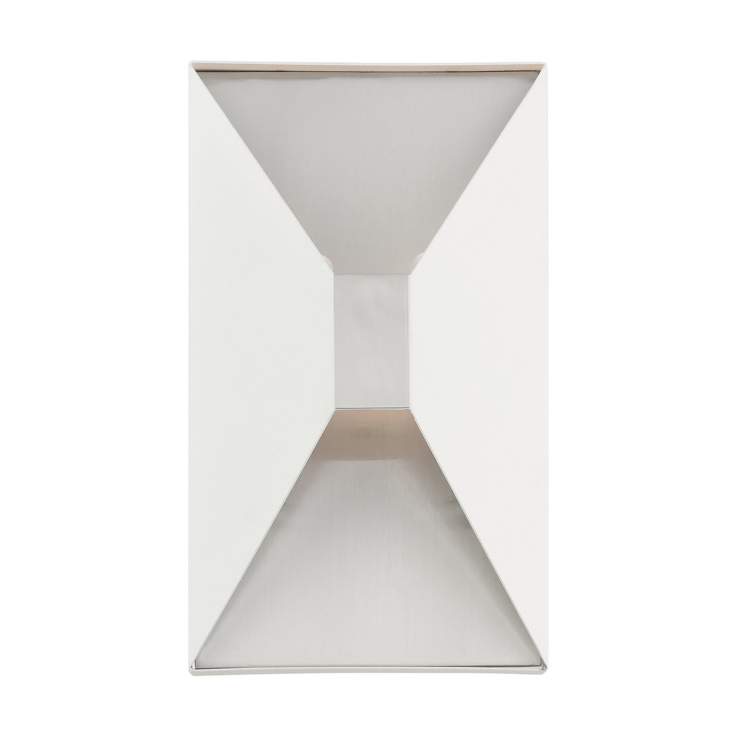 Livex Lighting - 46002-13 - Two Light Wall Sconce - Lexford - Textured White w/ Brushed Nickels