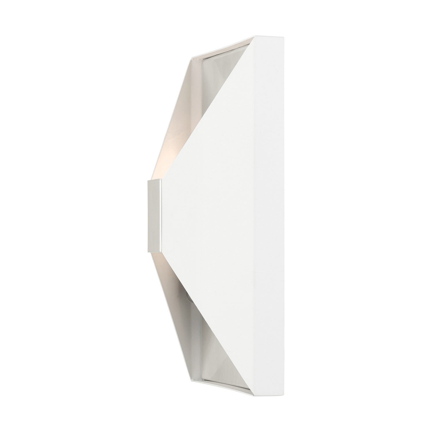 Livex Lighting - 46002-13 - Two Light Wall Sconce - Lexford - Textured White w/ Brushed Nickels