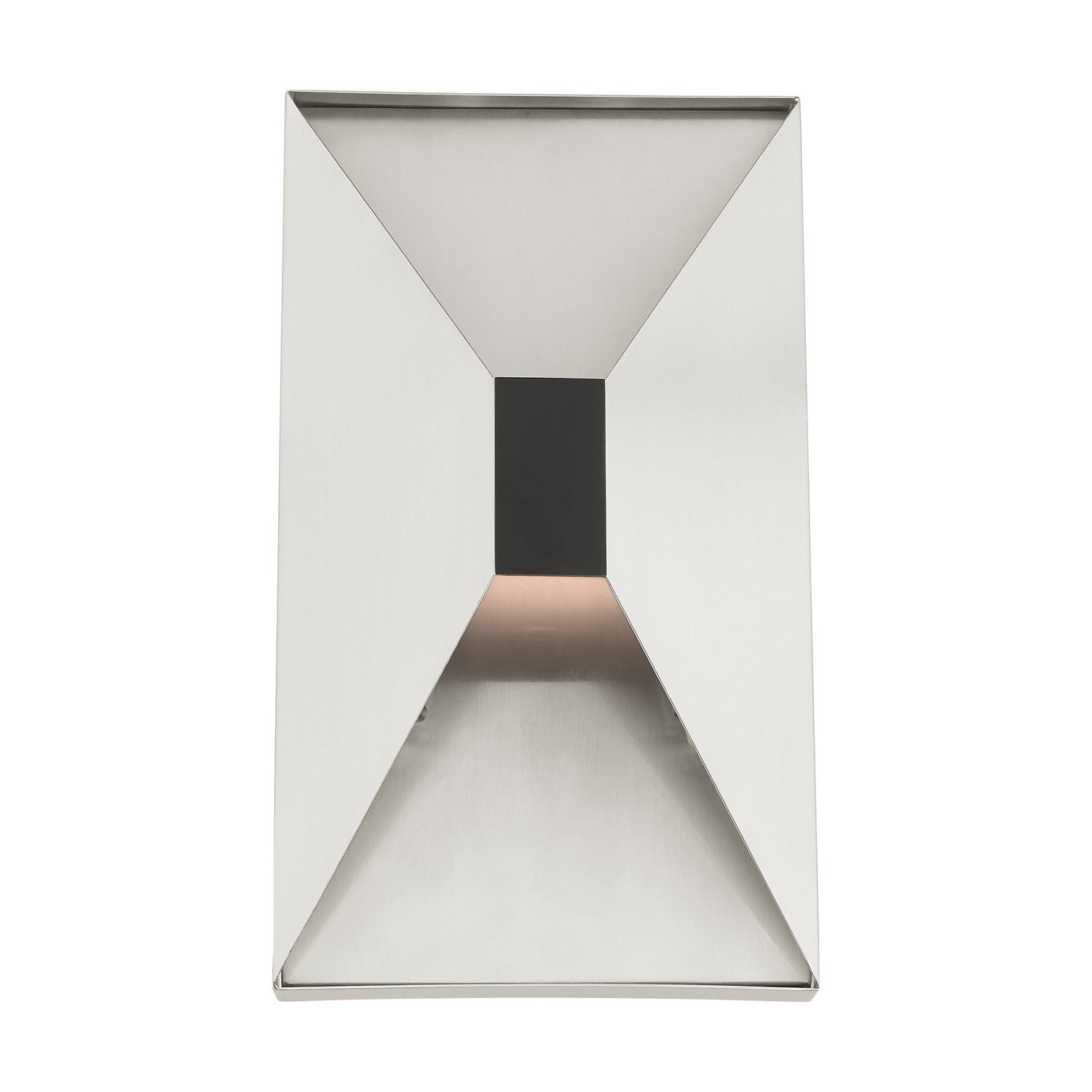 Livex Lighting - 46002-91 - Two Light Wall Sconce - Lexford - Brushed Nickel w/ Black