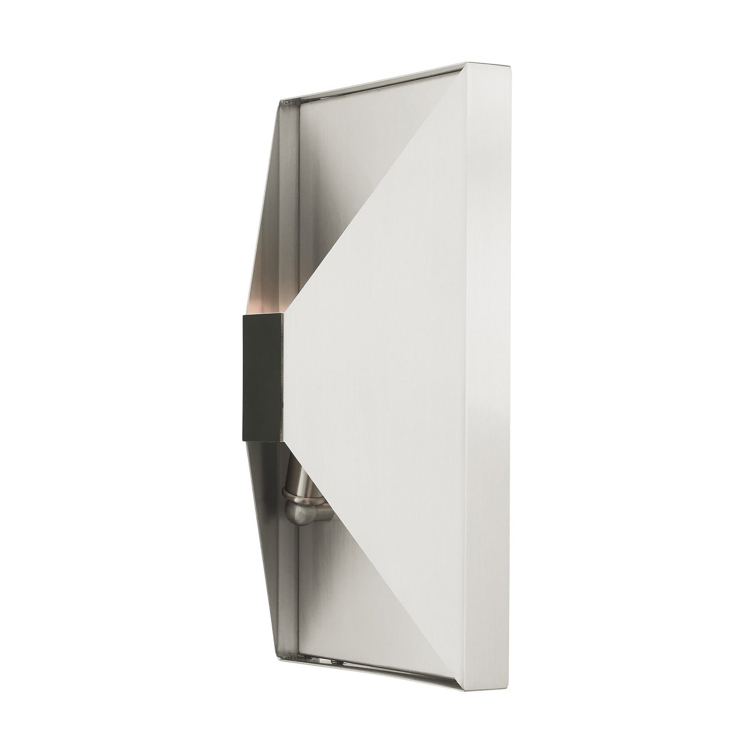 Livex Lighting - 46002-91 - Two Light Wall Sconce - Lexford - Brushed Nickel w/ Black