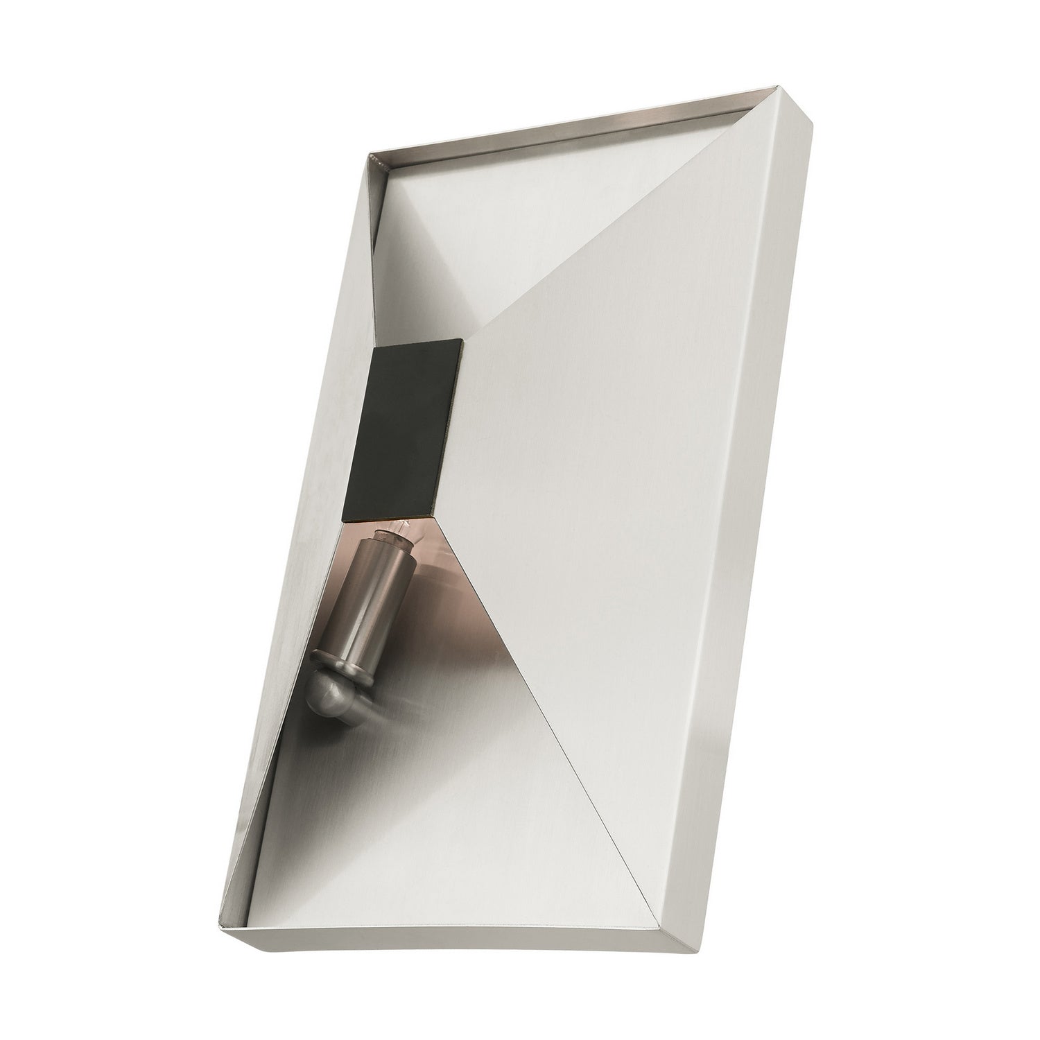 Livex Lighting - 46002-91 - Two Light Wall Sconce - Lexford - Brushed Nickel w/ Black