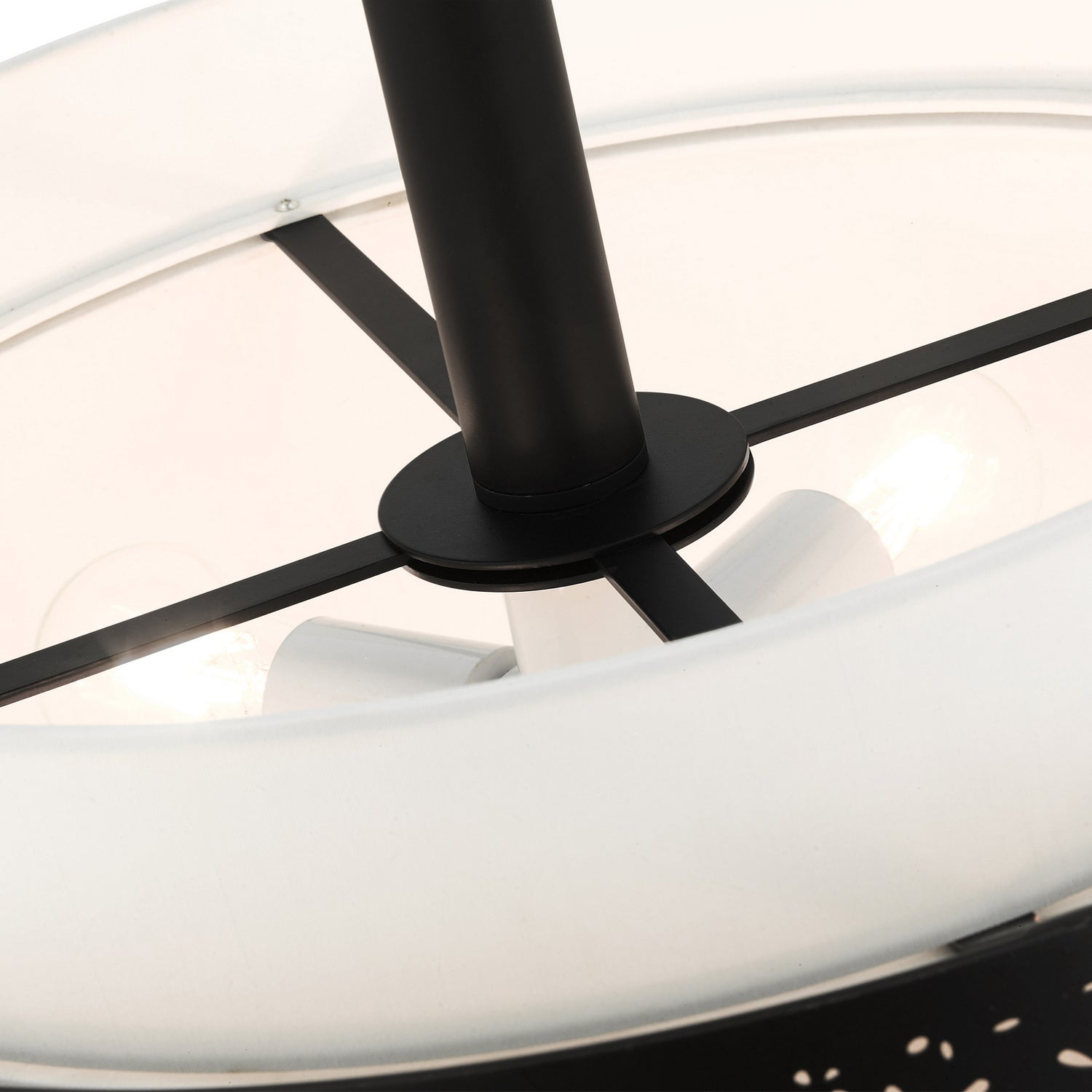 Livex Lighting - 46254-04 - Four Light Chandelier - Noria - Black