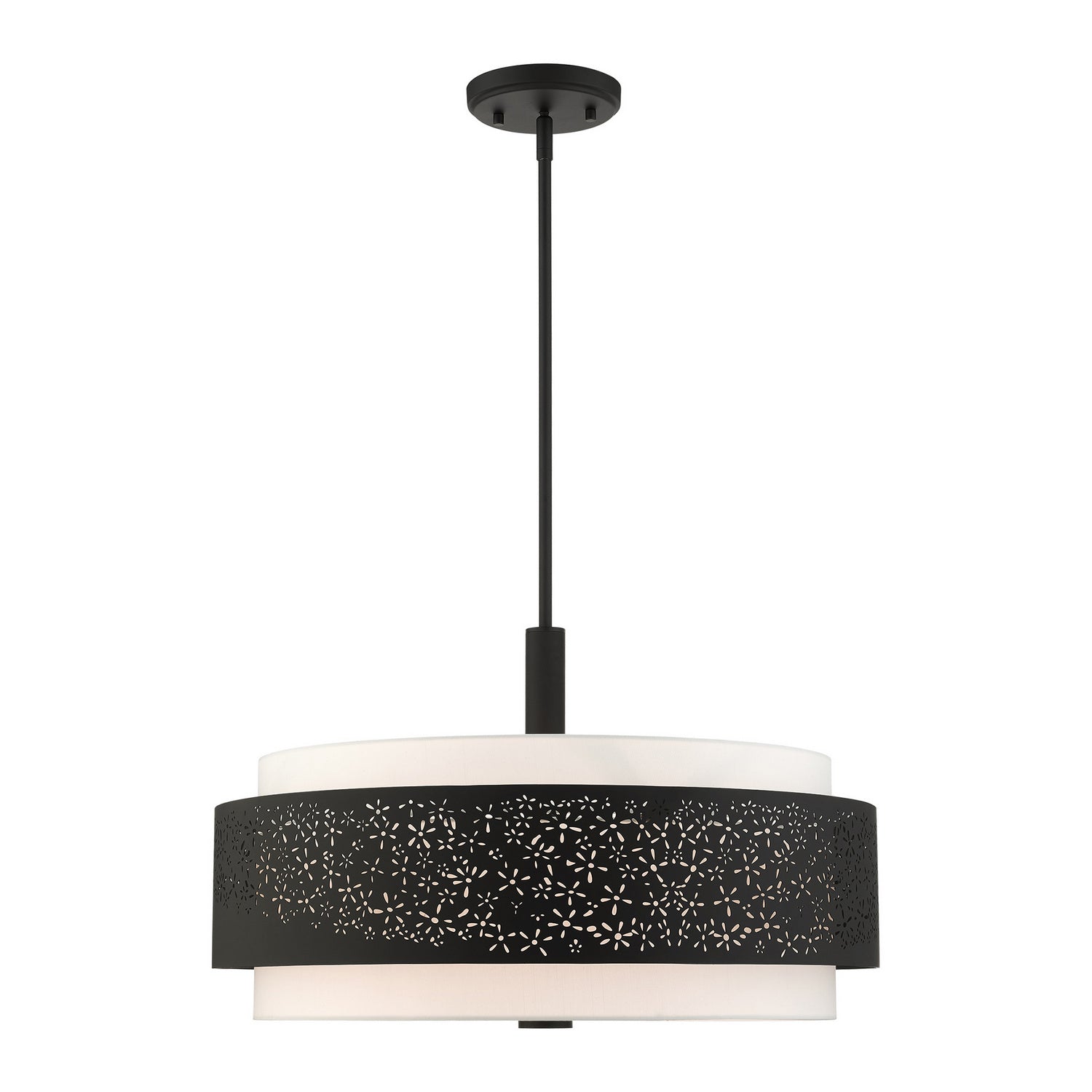 Livex Lighting - 46255-04 - Five Light Chandelier - Noria - Black