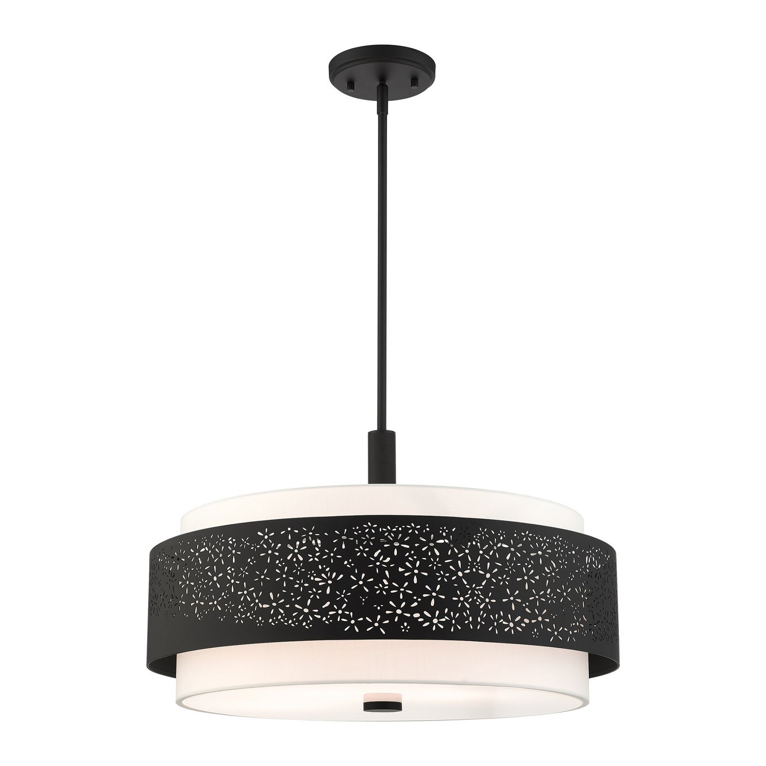 Livex Lighting - 46255-04 - Five Light Chandelier - Noria - Black
