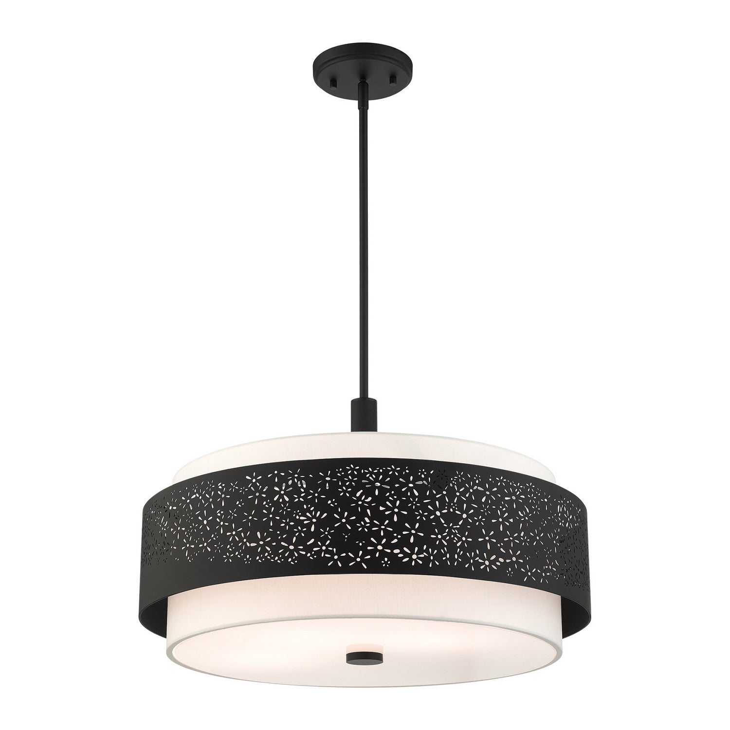 Livex Lighting - 46255-04 - Five Light Chandelier - Noria - Black