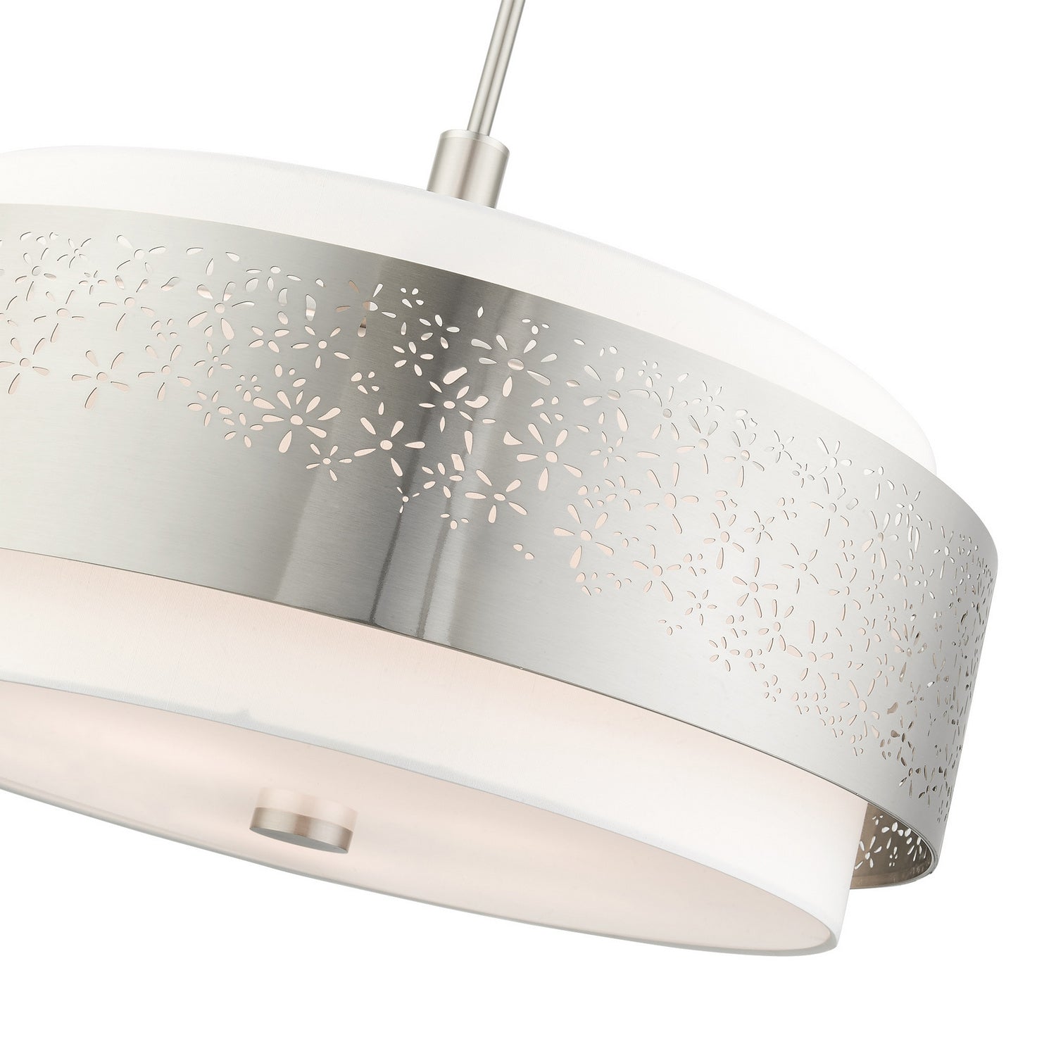 Livex Lighting - 46255-91 - Five Light Chandelier - Noria - Brushed Nickel